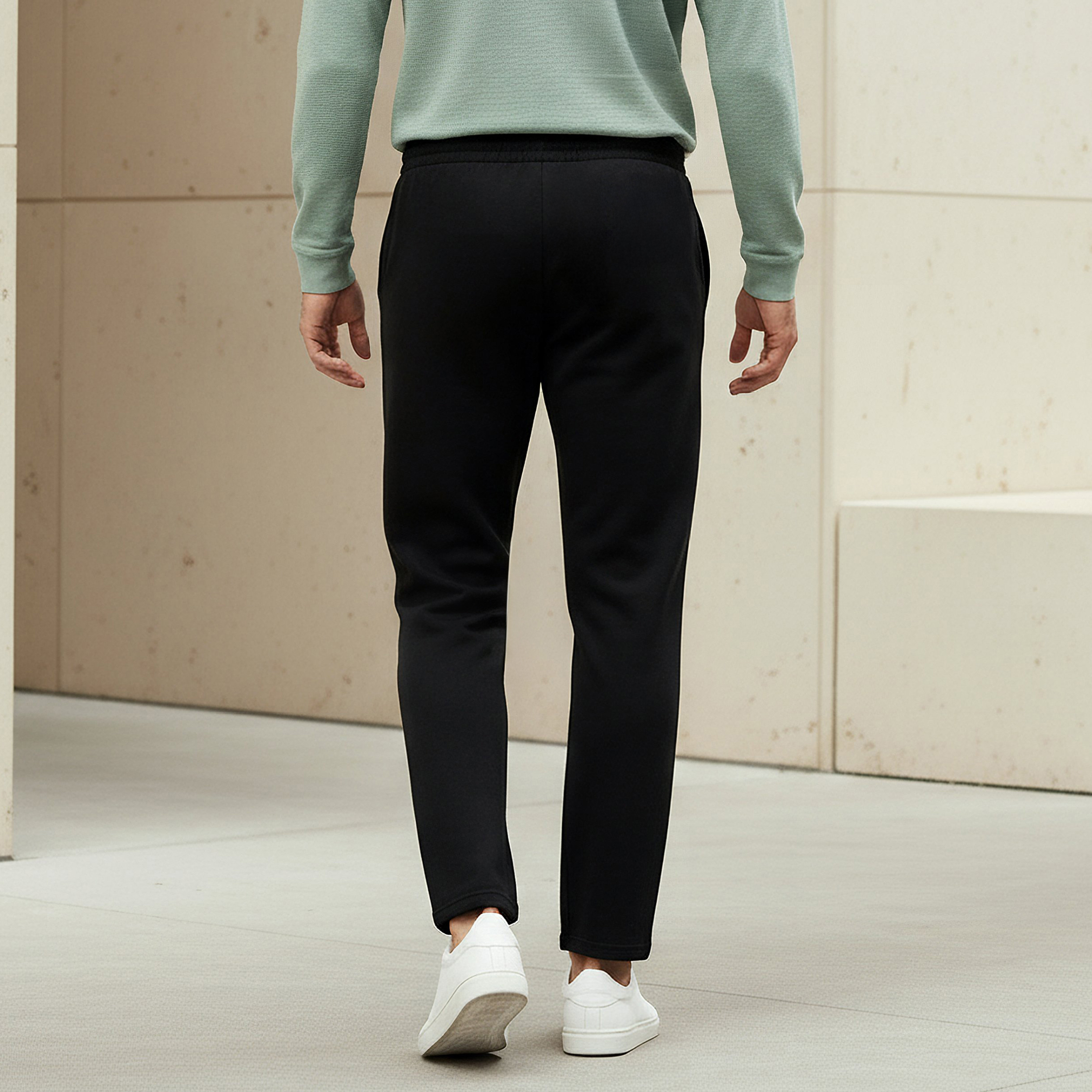 Men Regular Fit Joggers with Pockets-men-clothing-bottoms-joggers-image-3