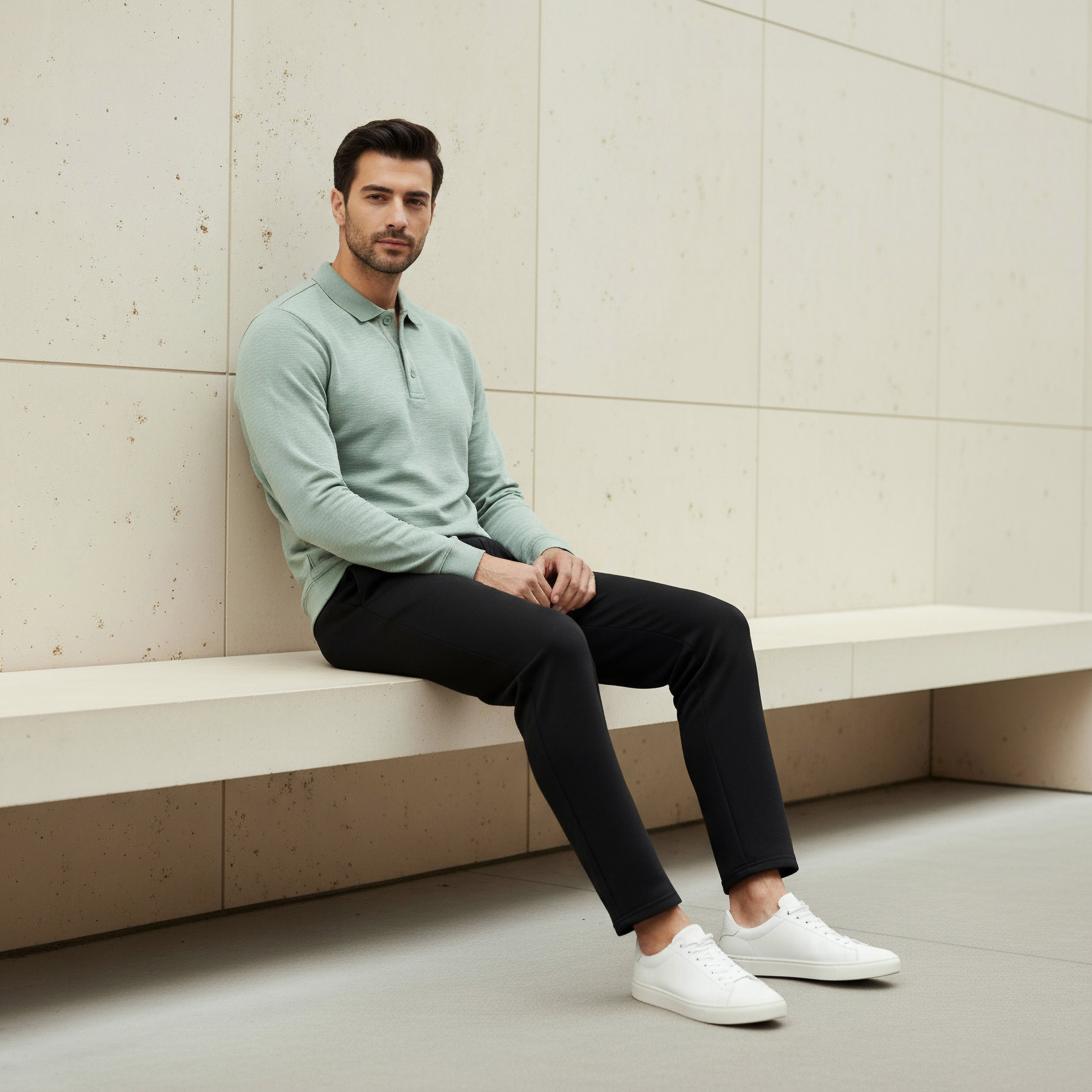 Men Regular Fit Joggers with Pockets-men-clothing-bottoms-joggers-image-5