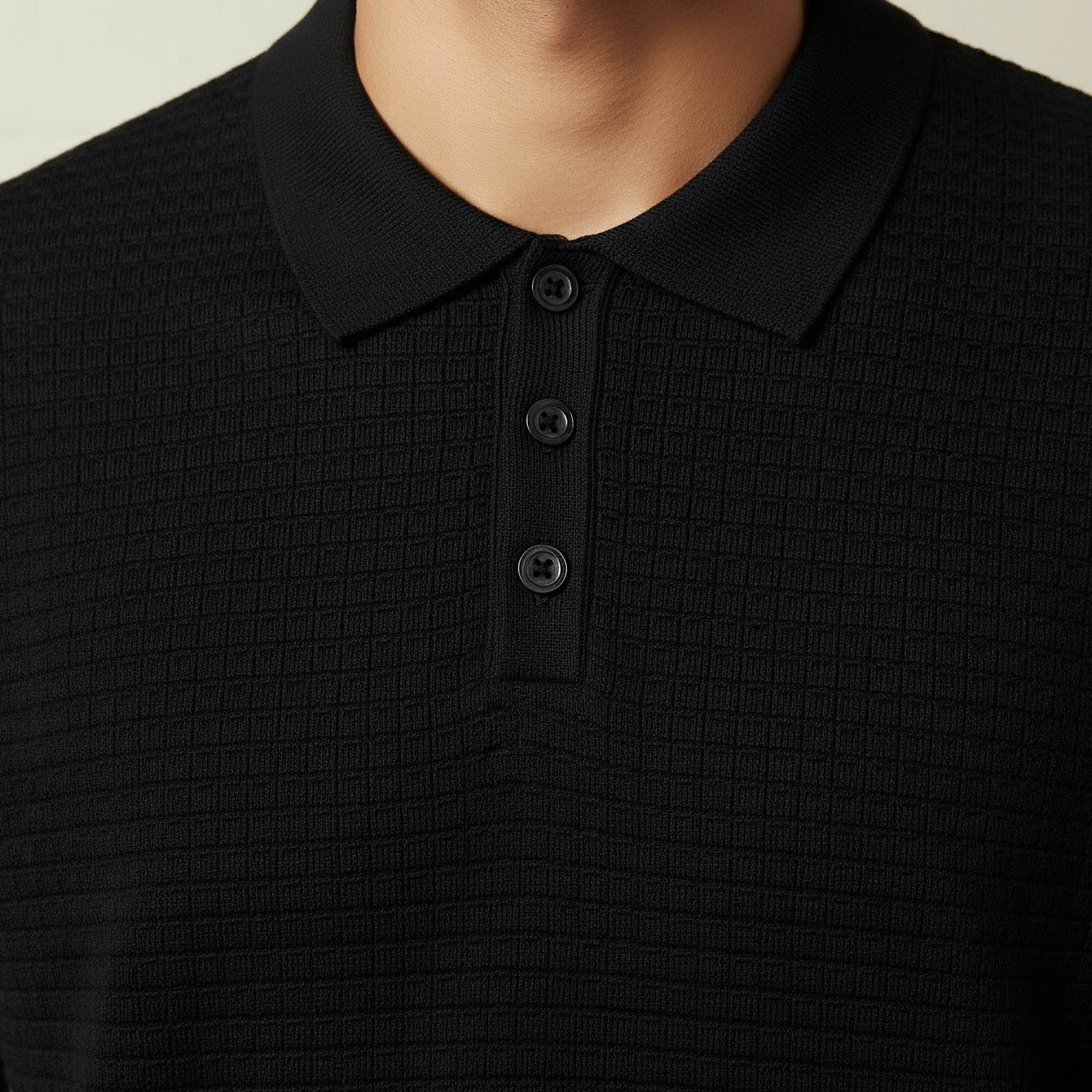 Men Short Sleeves Textured Polo T-shirt-men-clothing-tshirtsandpolos-polos-image-4