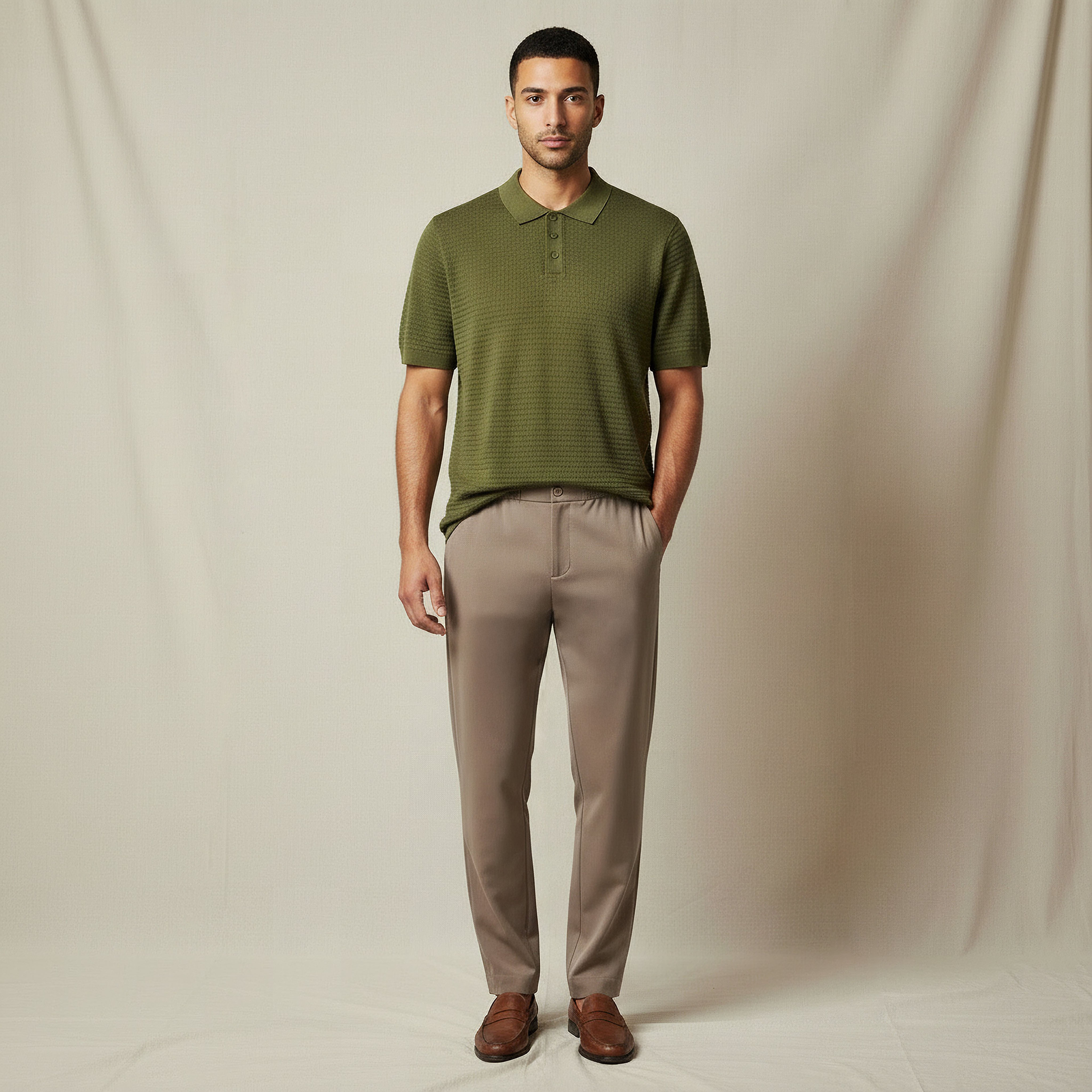 Men Short Sleeves Textured Polo T-shirt-men-clothing-tshirtsandpolos-polos-image-5