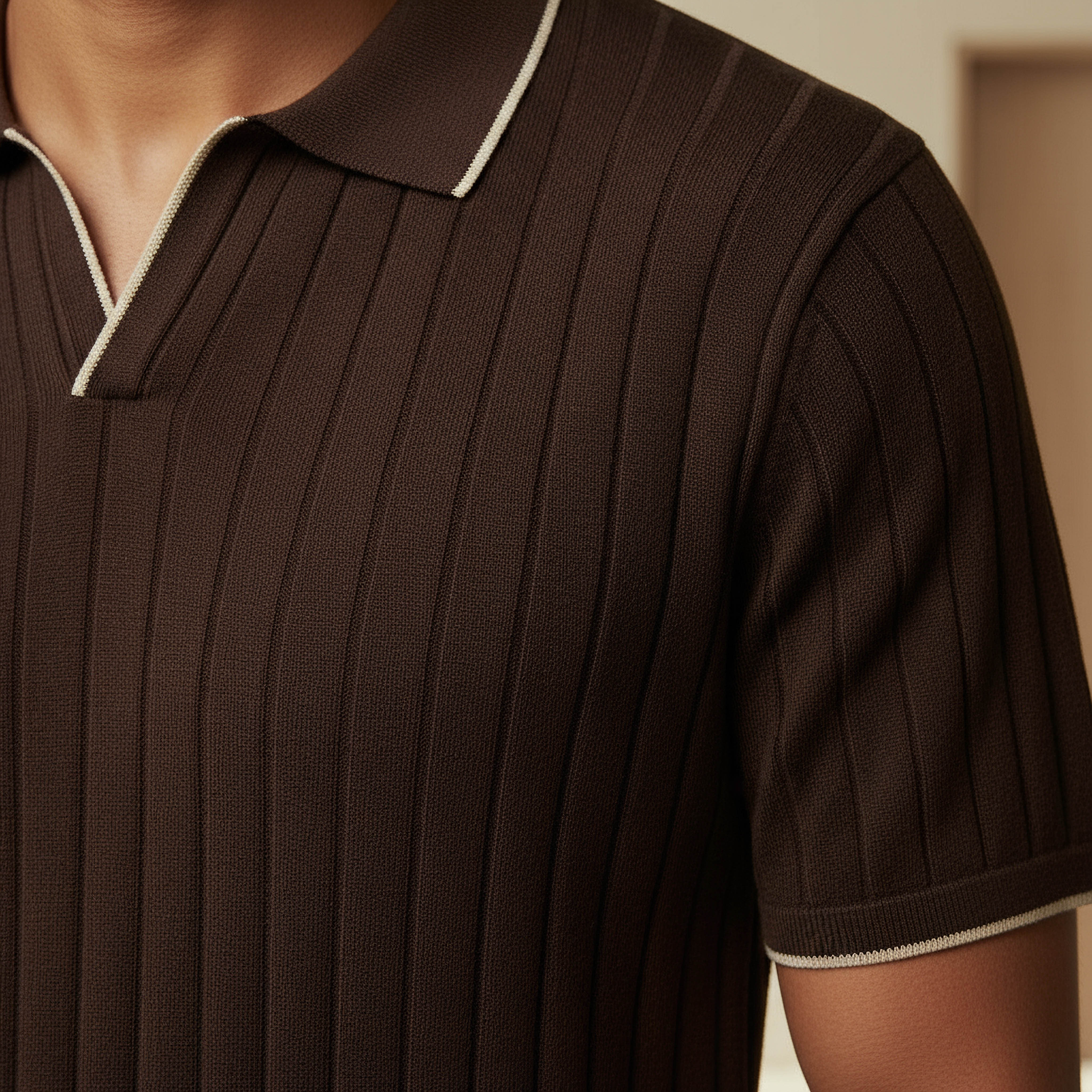 تيشيرت بولو مضلع بأكمام قصيرة للرجال-men-clothing-tshirtsandpolos-polos-image-2