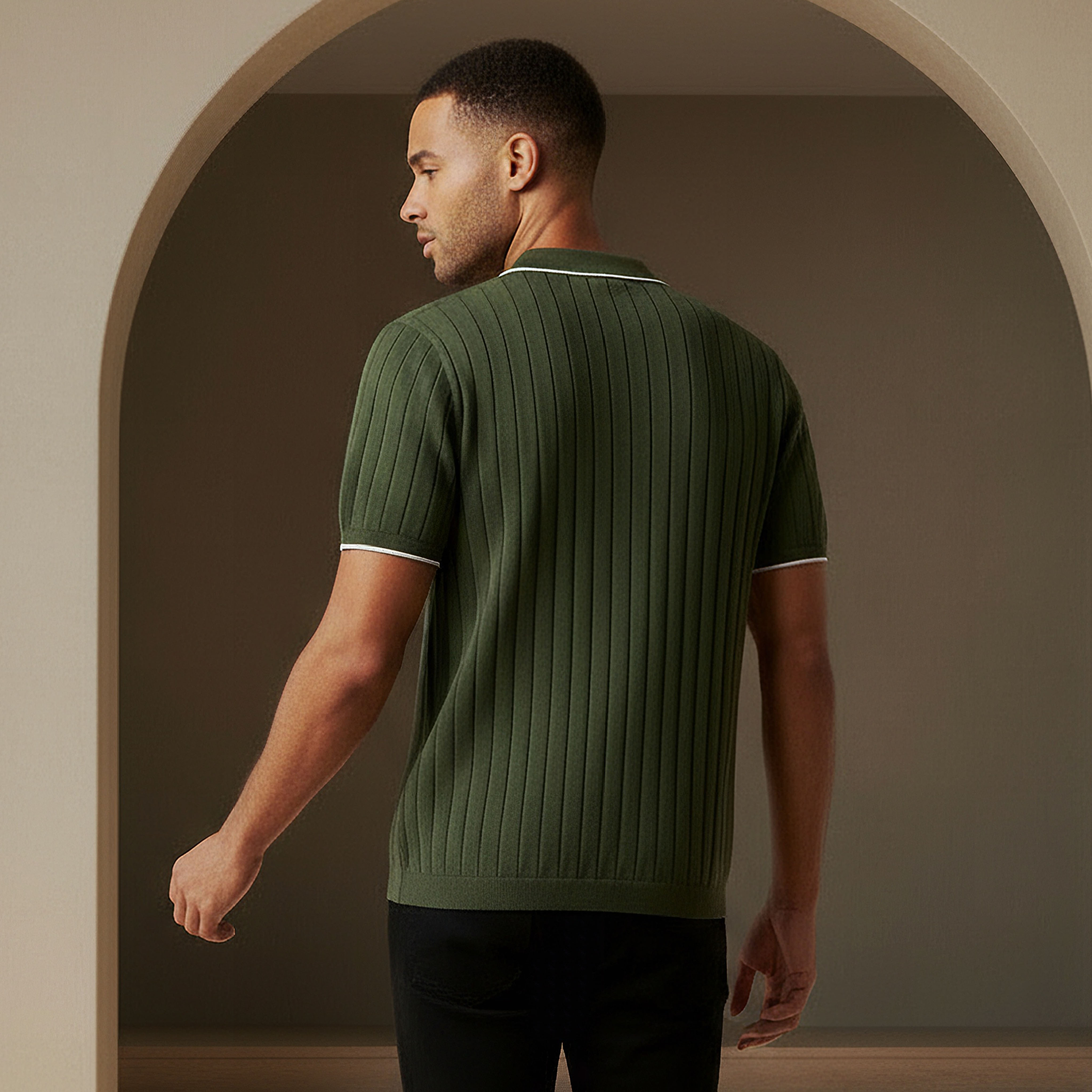 Men Short Sleeves Ribbed Polo T-shirt-men-clothing-tshirtsandpolos-polos-image-3