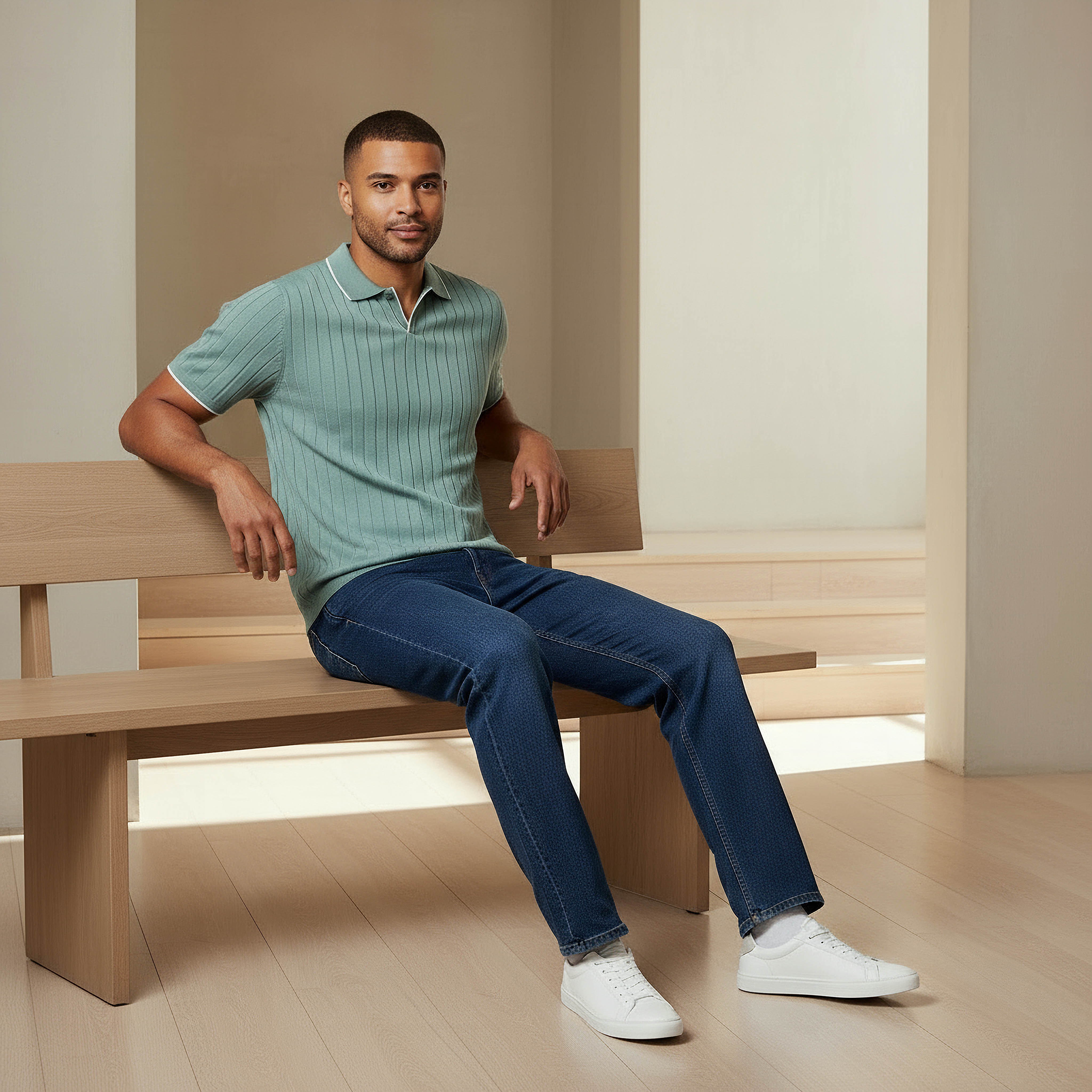 Men Short Sleeves Ribbed Polo T-shirt-men-clothing-tshirtsandpolos-polos-image-5