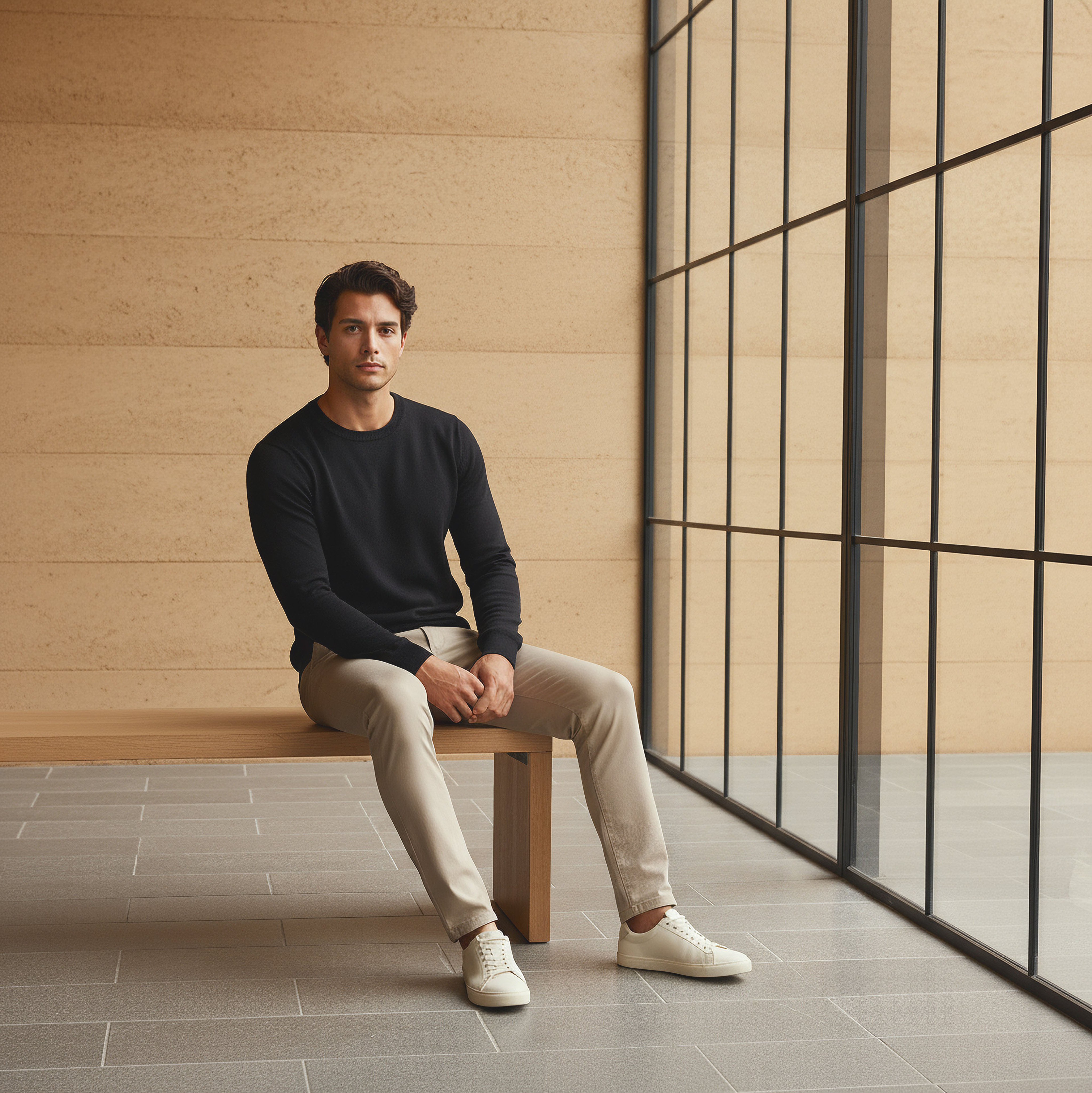 Men Crew Neck Textured Sweater-men-clothing-sweatersandpullovers-image-5