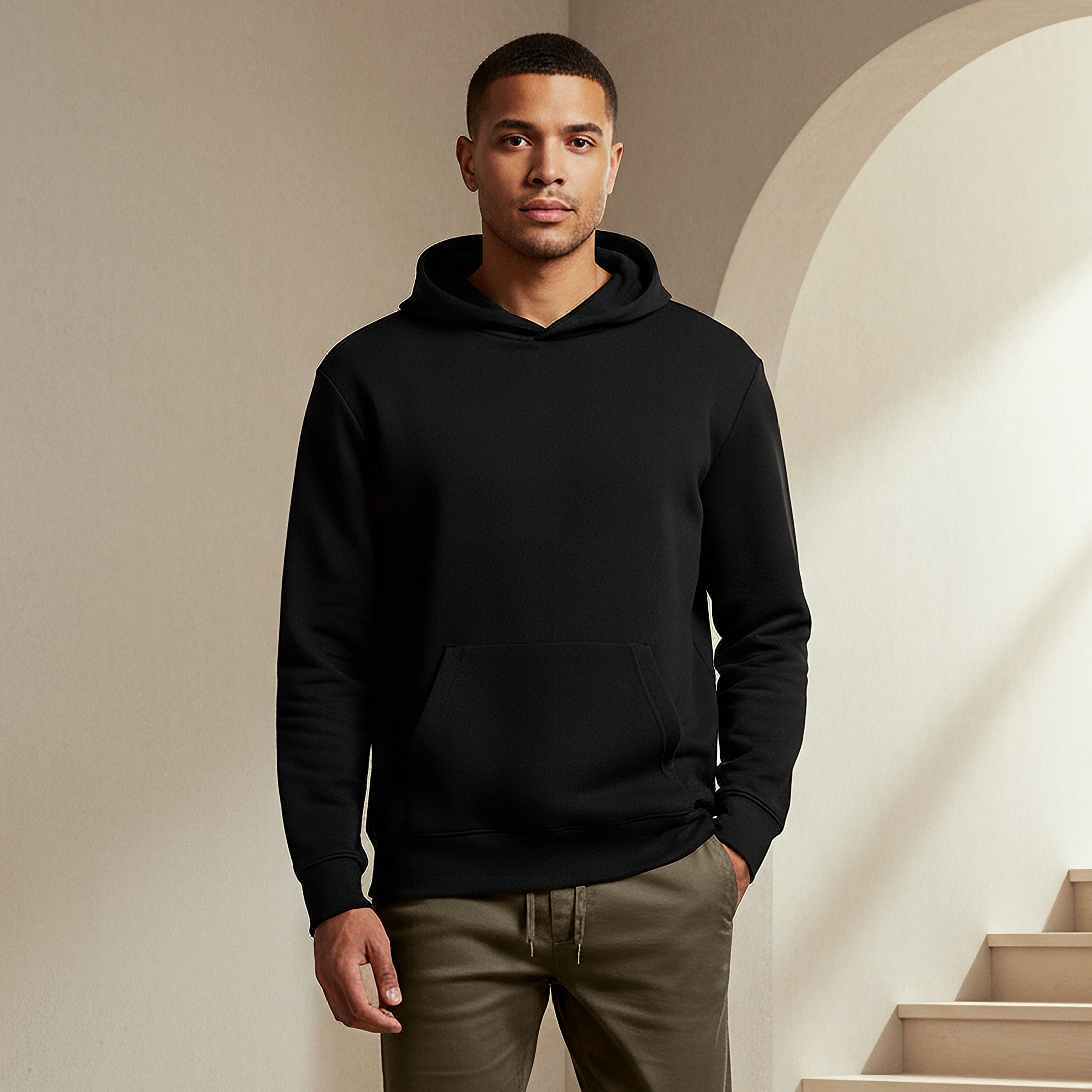Men Textured Sweatshirt-men-winterwear-hoodiesandsweatshirts-image-1