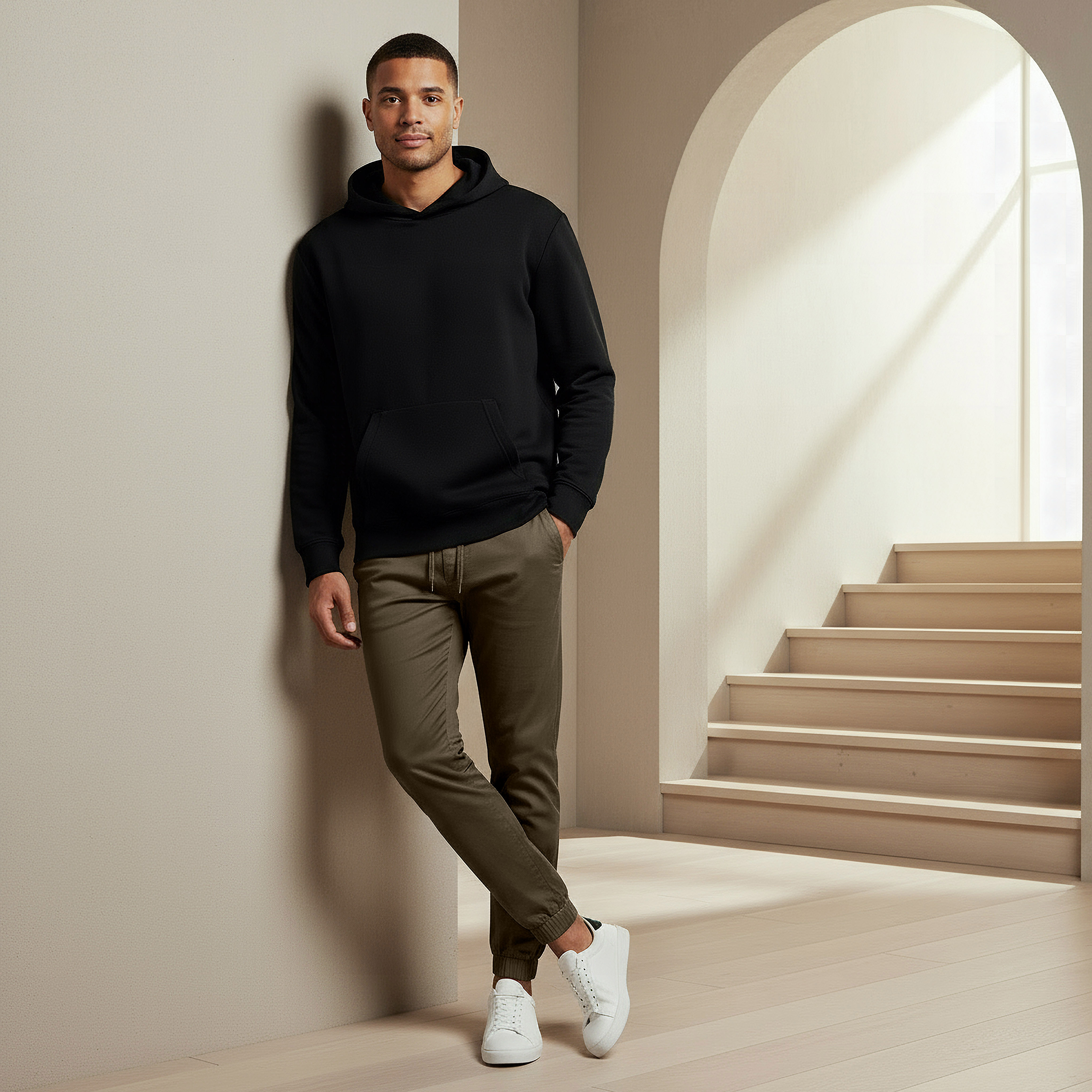 Men Textured Sweatshirt-men-winterwear-hoodiesandsweatshirts-image-2