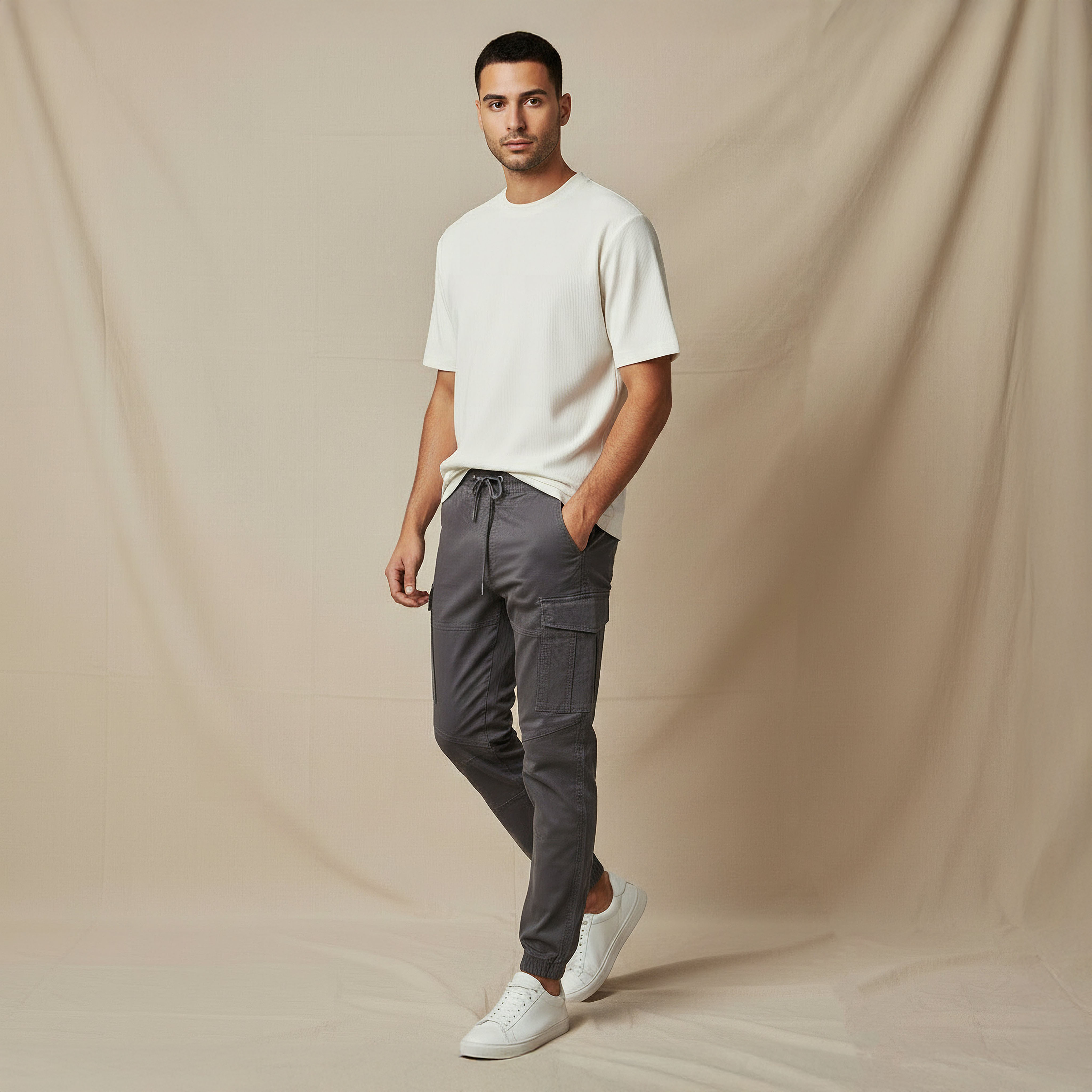 Men Regular Fit Crew Neck Short Sleeves T-shirt-men-clothing-tshirtsandpolos-tshirts-image-2