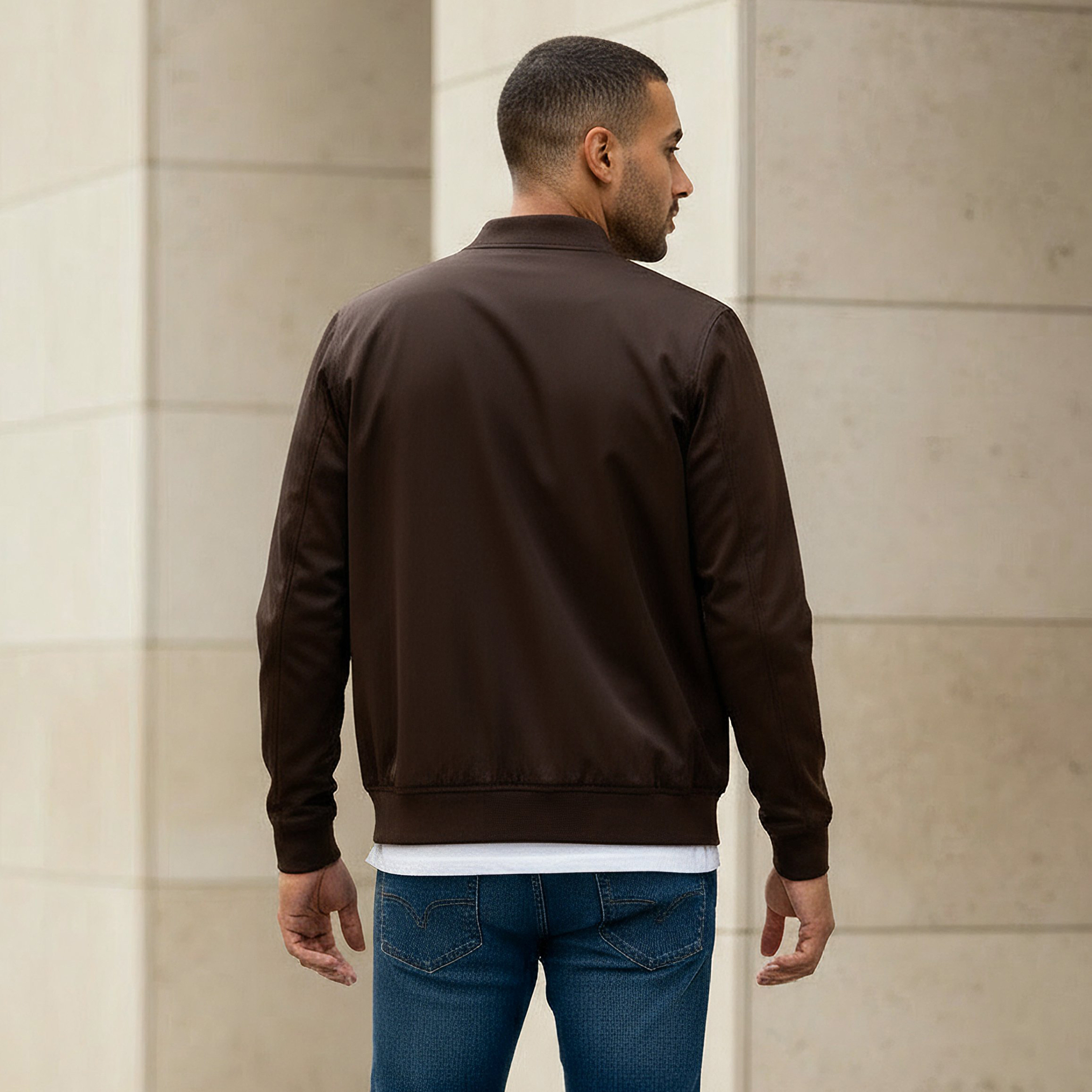 Men Bomber Jacket with Zip Closure-men-clothing-jacketsandblazers-jackets-image-3