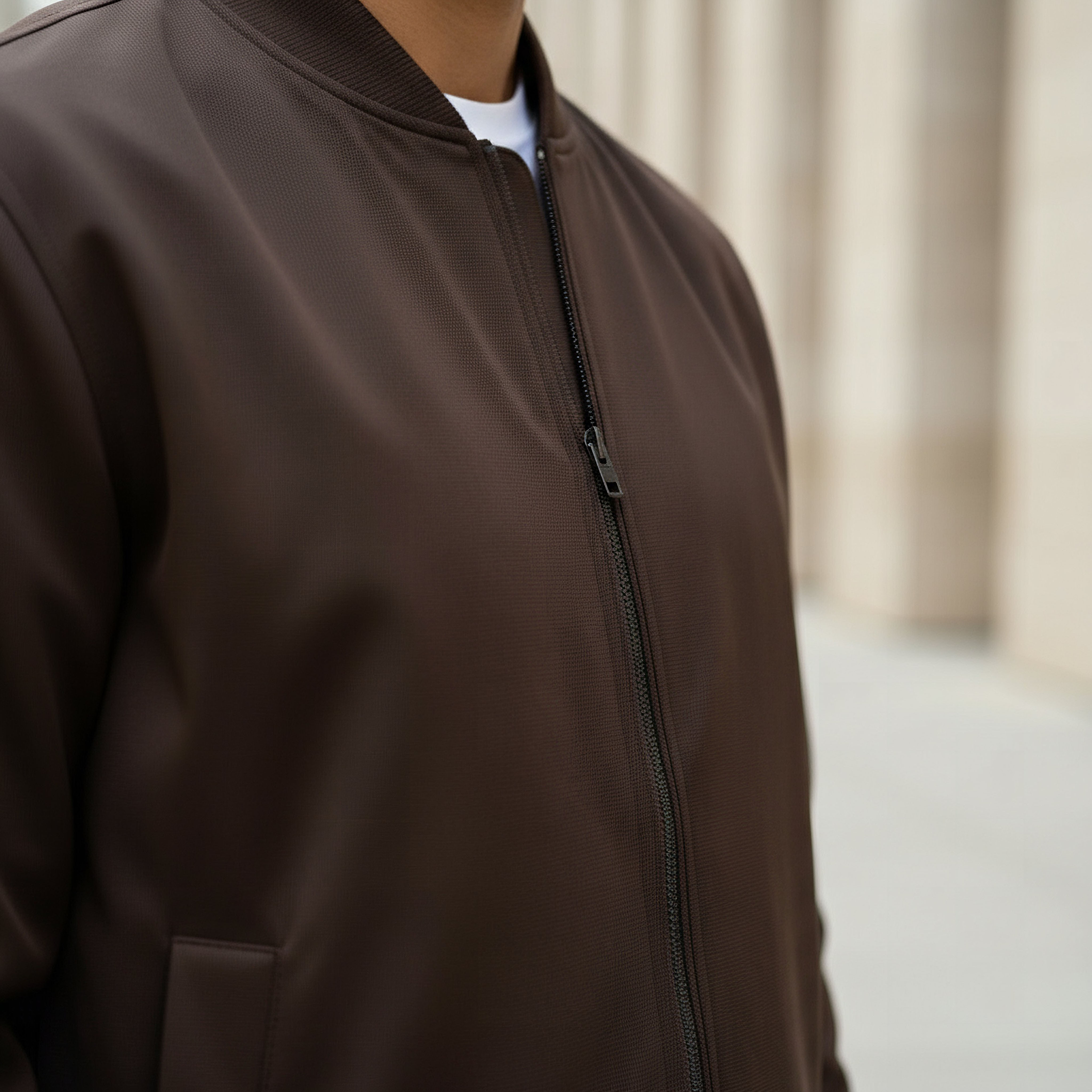 Men Bomber Jacket with Zip Closure-men-clothing-jacketsandblazers-jackets-image-4