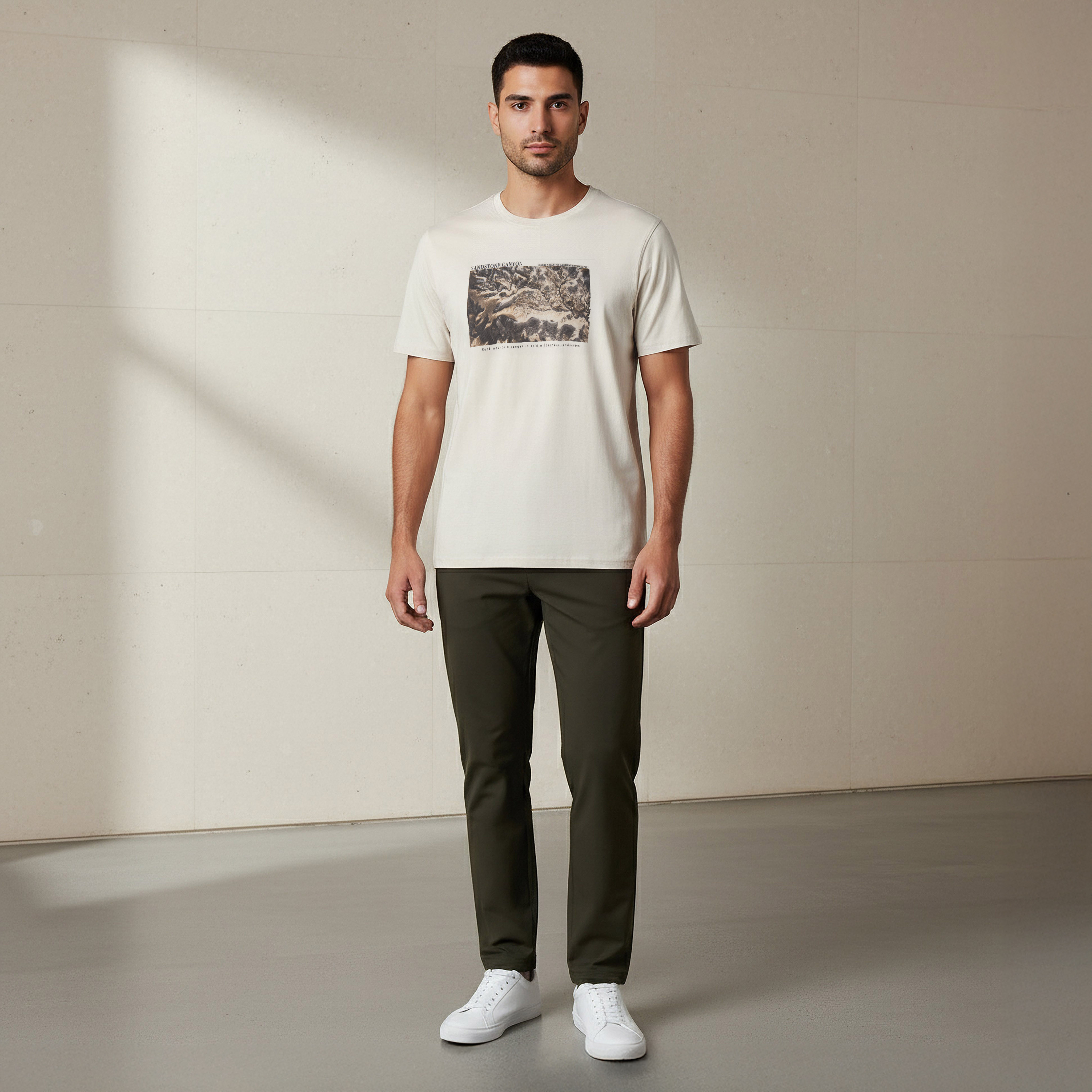 Men Slim Fit Crew Neck Short Sleeve Graphic Print T-shirt-PROMO_SP_OM_2FOR5_130625-image-5