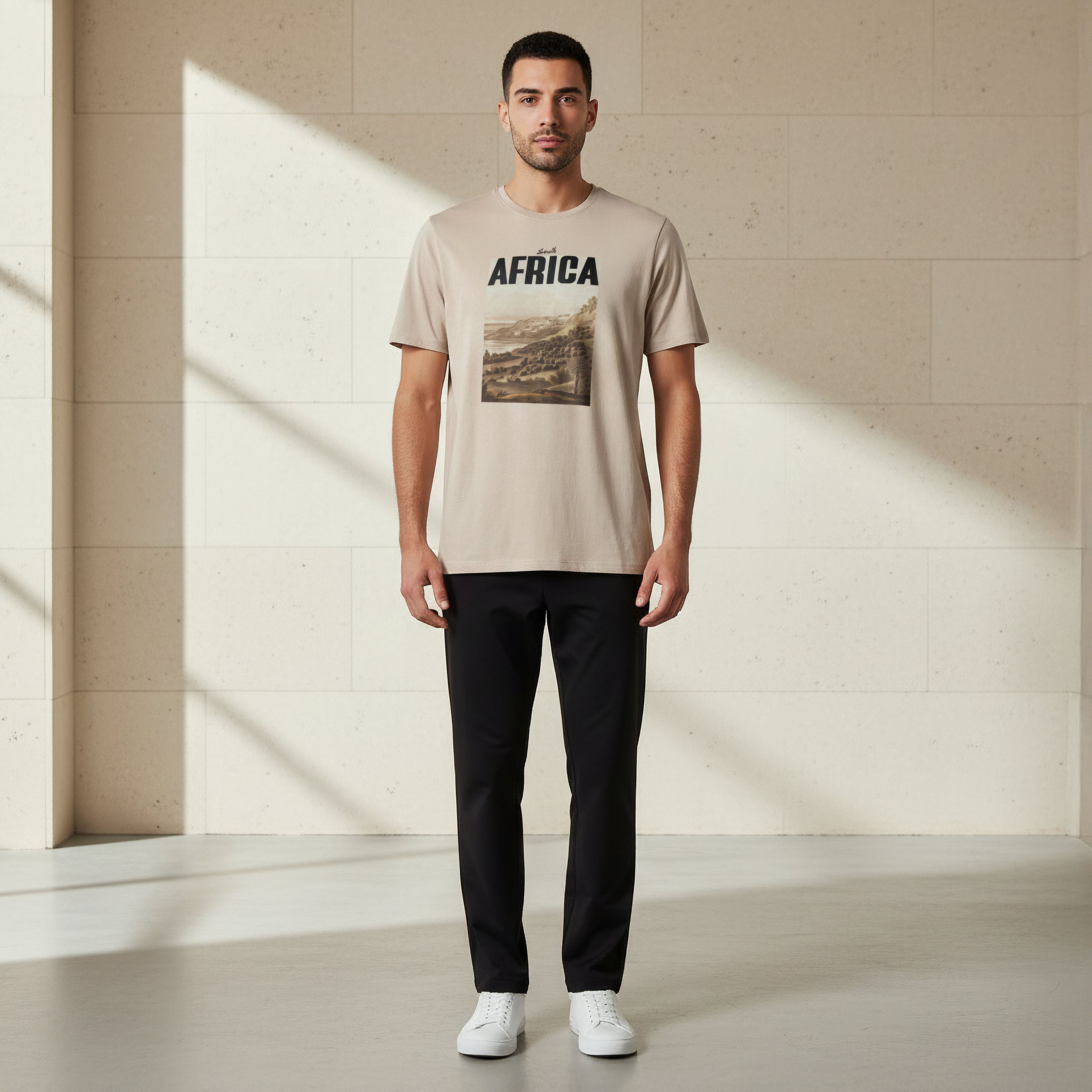 Men Slim Fit Crew Neck Short Sleeve South Africa Graphic Print T-shirt-men-clothing-tshirtsandpolos-tshirts-image-2