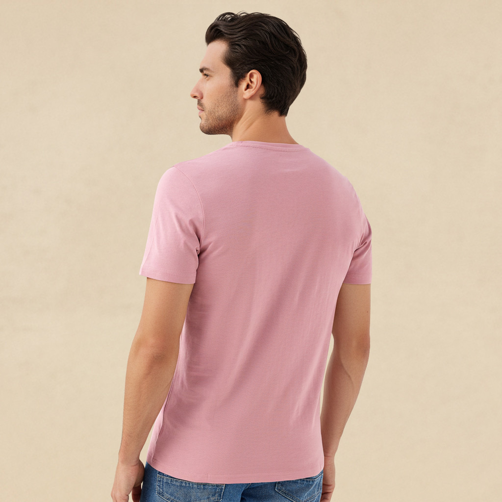 Men Slim Fit Crew Neck Short Sleeves Barcelona Varsity Print T-shirt-men-clothing-tshirtsandpolos-tshirts-image-3