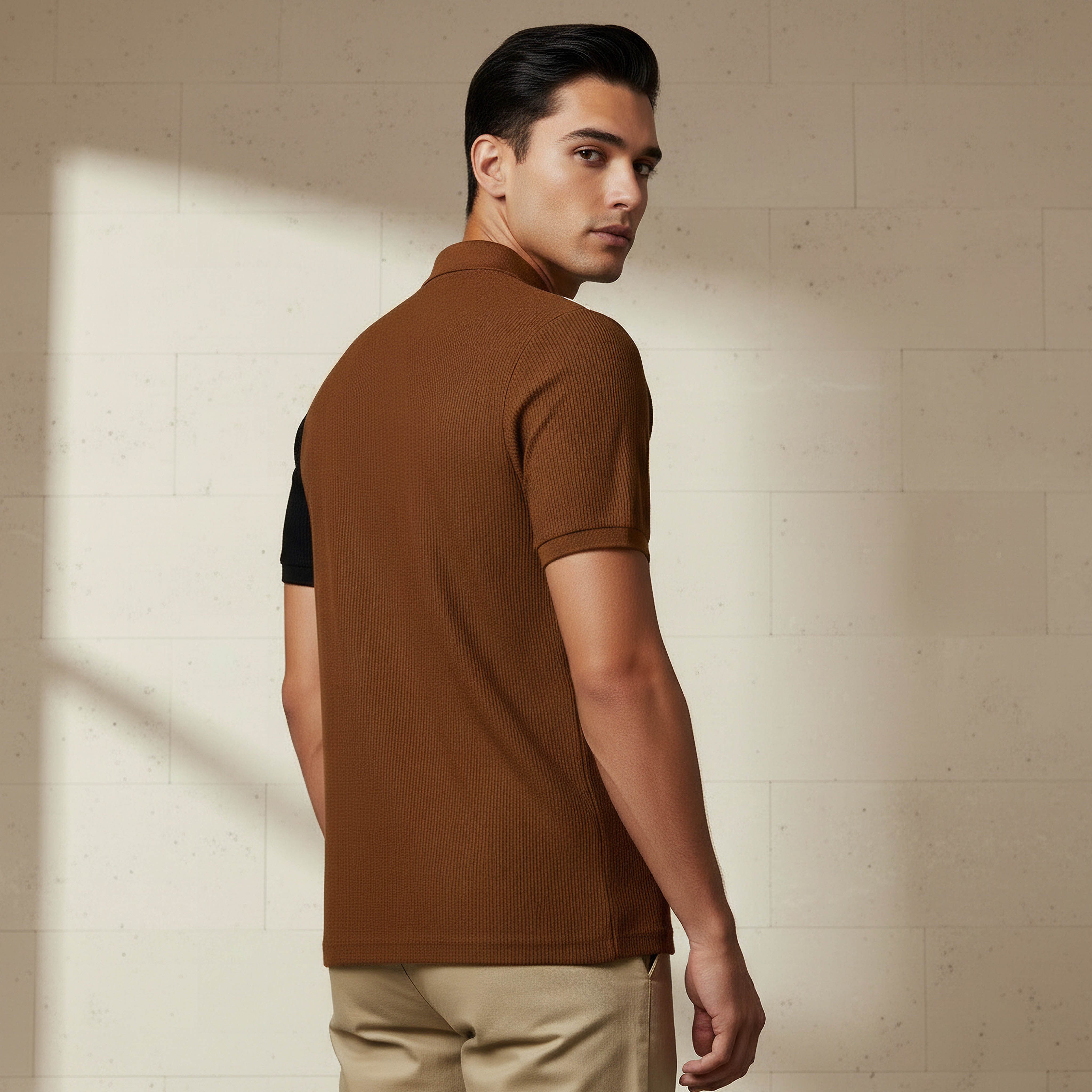 Men Short Sleeve Striped Polo T-shirt-men-clothing-tshirtsandpolos-polos-image-3