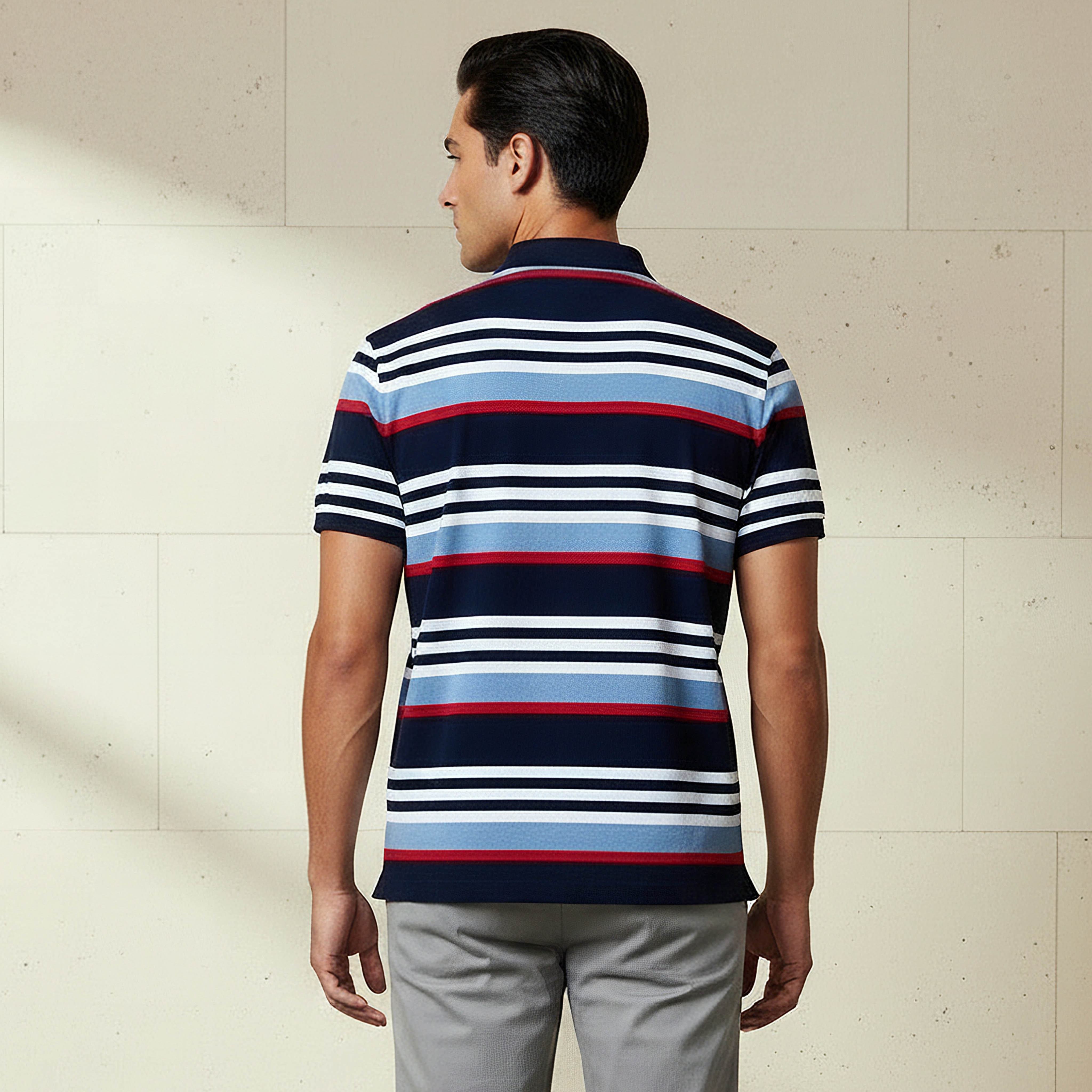 Men Short Sleeves Striped Polo T-shirt-men-clothing-tshirtsandpolos-polos-image-3