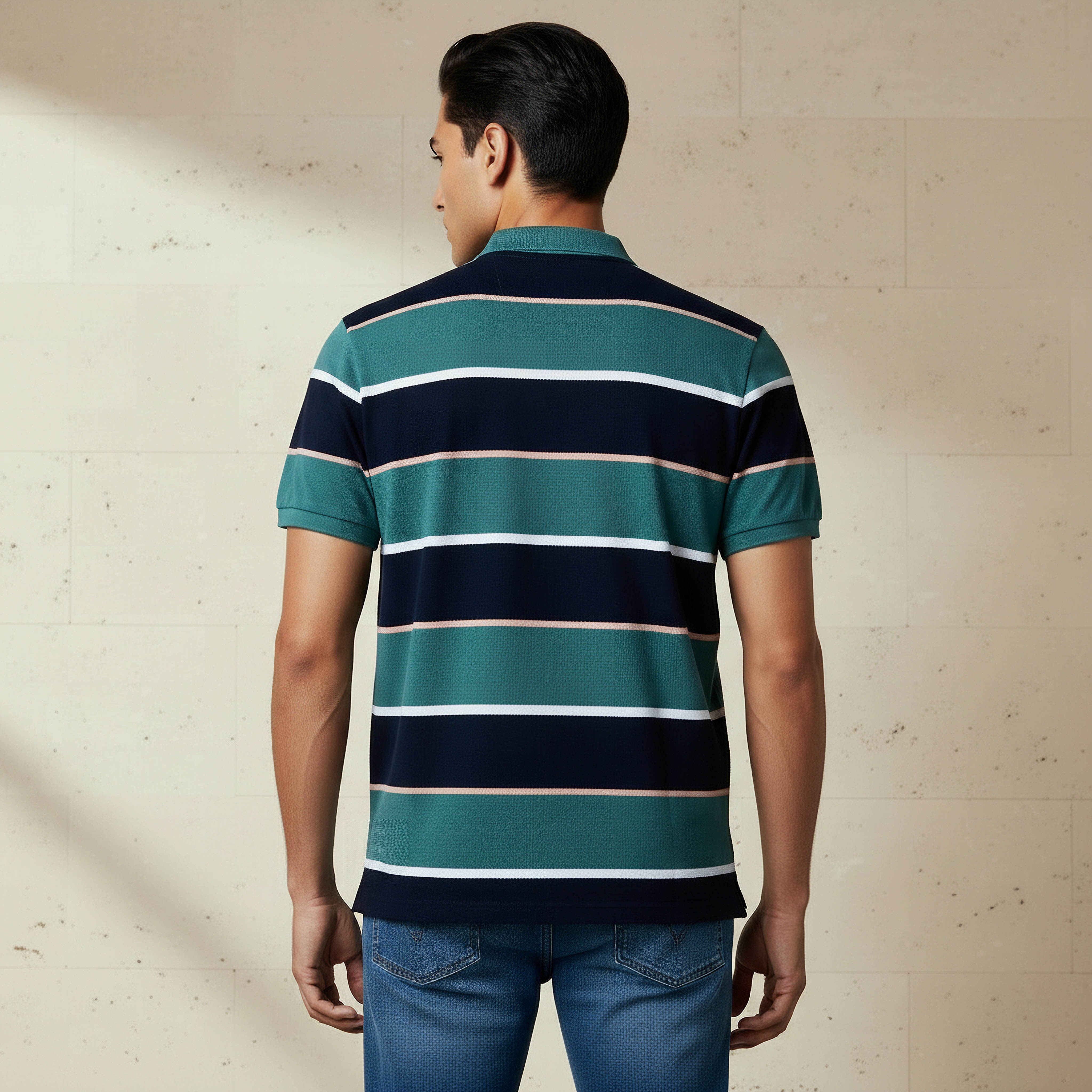 Men Short Sleeve Striped Polo T-shirt-men-clothing-tshirtsandpolos-polos-image-3