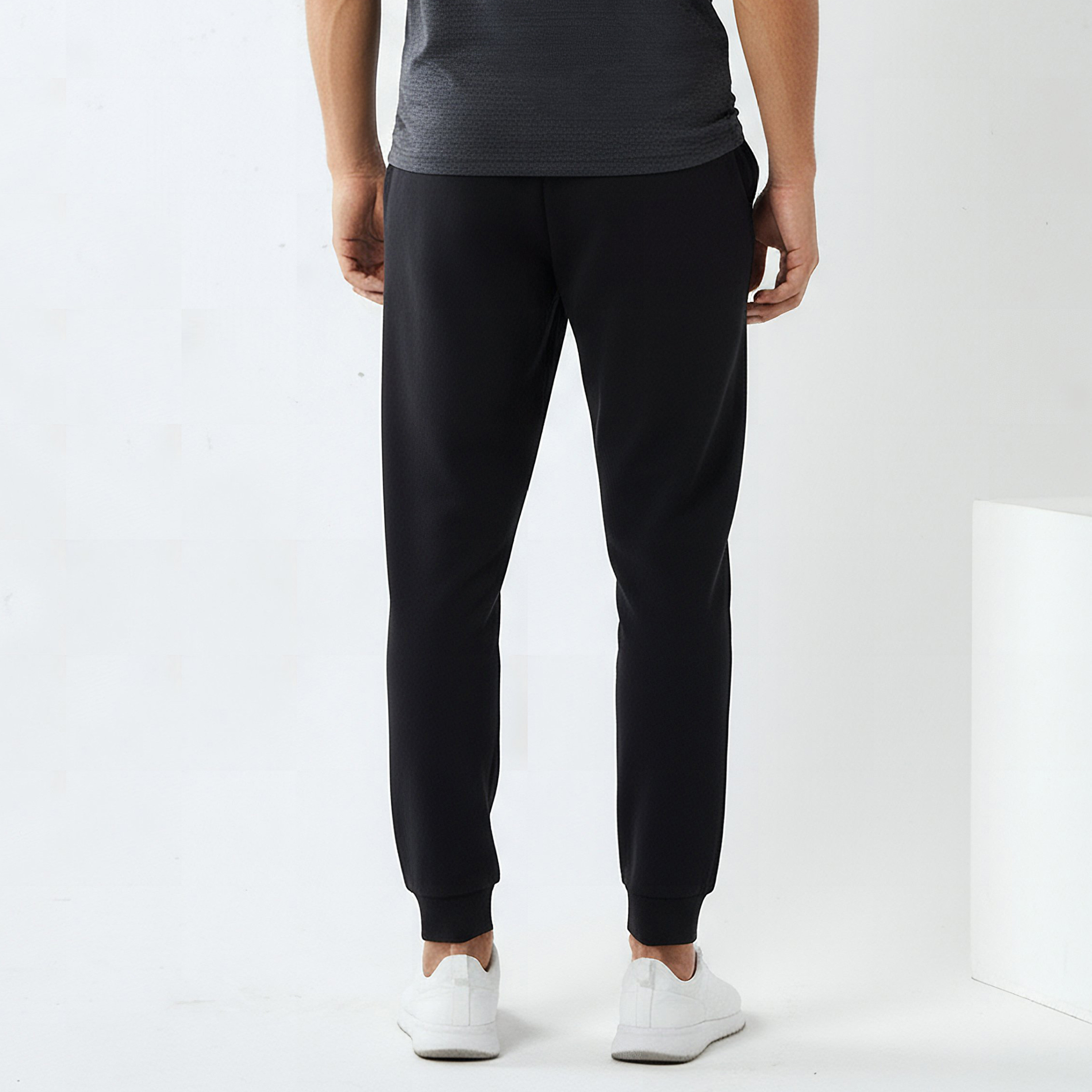Men Regular Fit Joggers with Pockets-men-clothing-bottoms-joggers-image-4