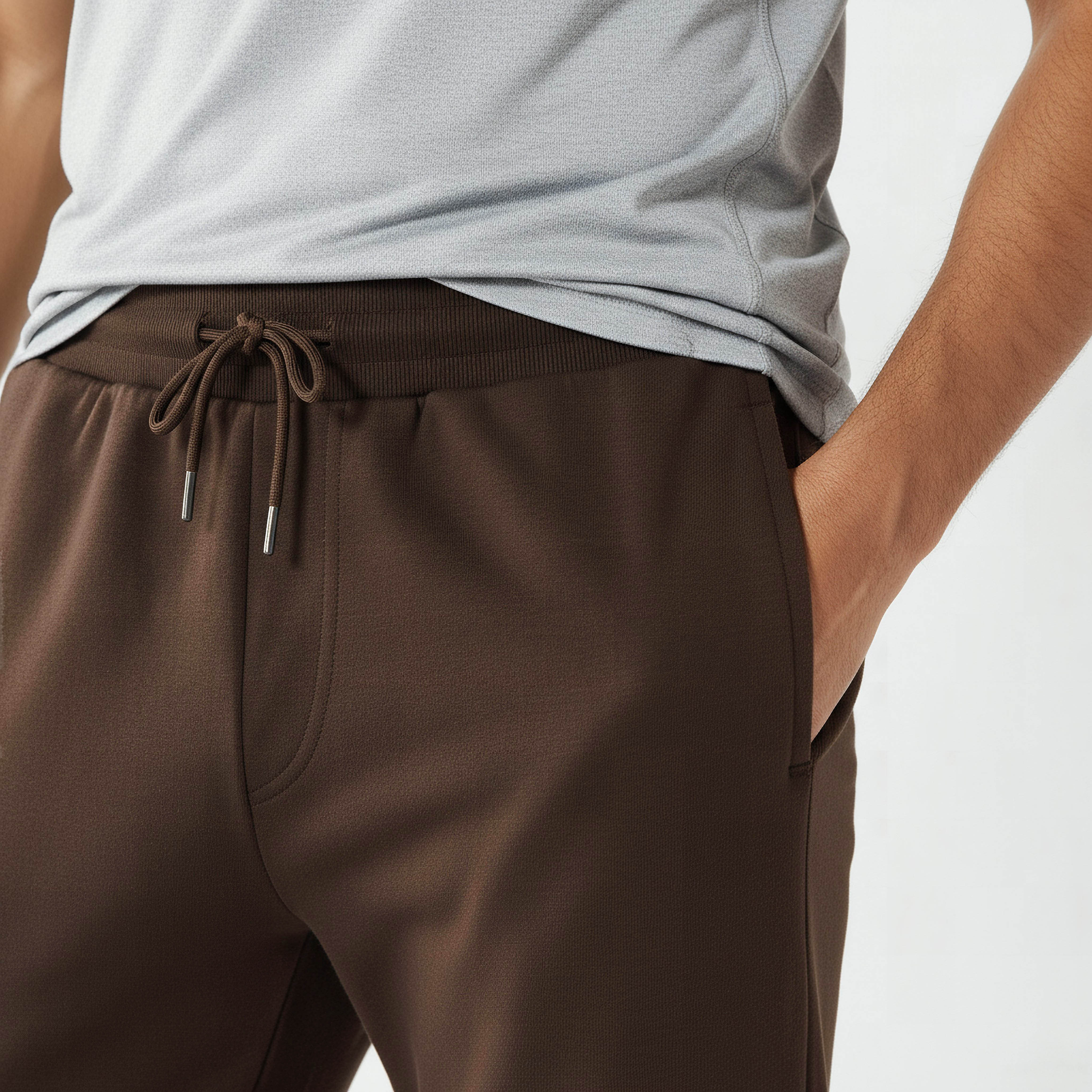 Men Regular Fit Joggers with Pockets-men-clothing-bottoms-joggers-image-5
