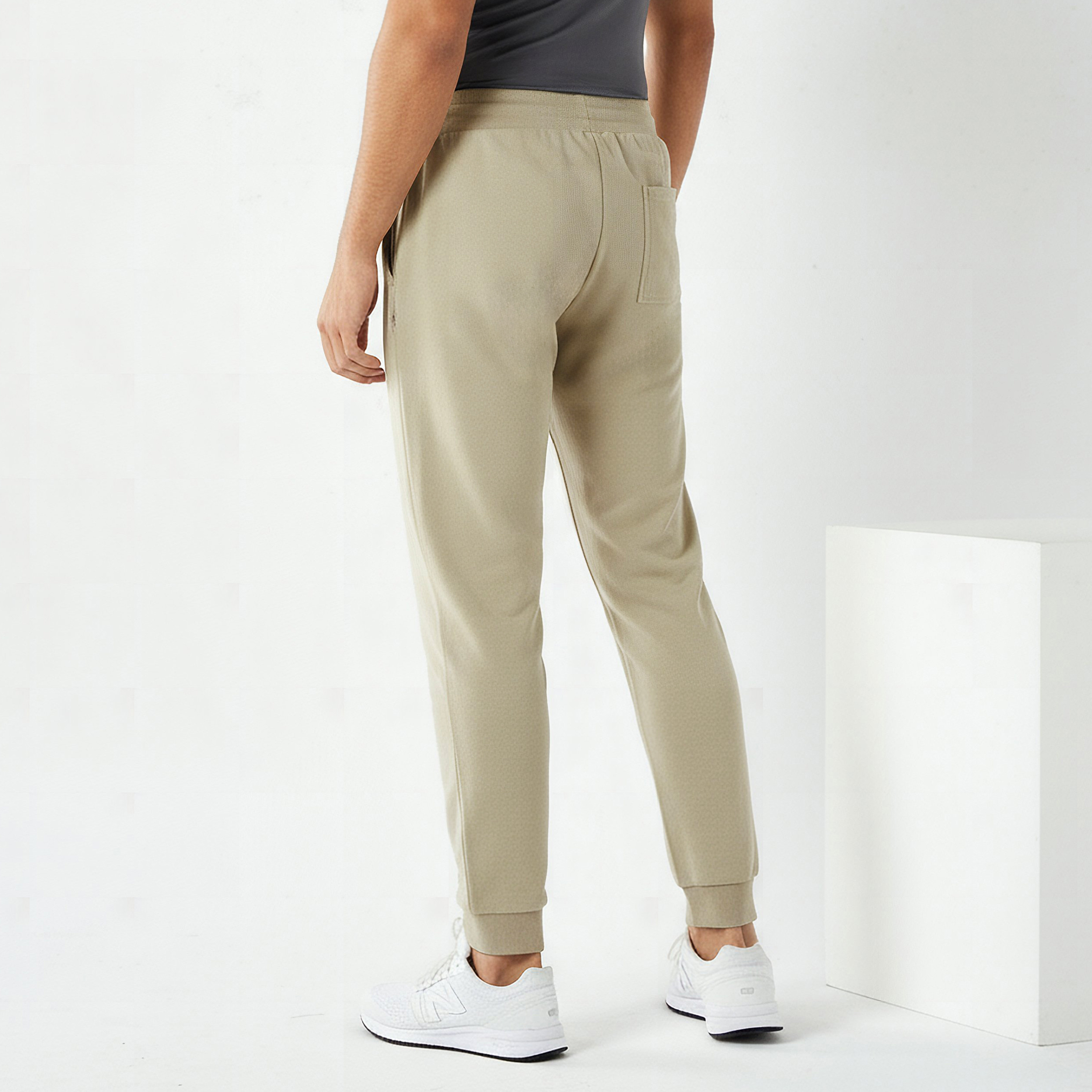 Men Regular Fit Joggers with Pockets-men-clothing-bottoms-joggers-image-4