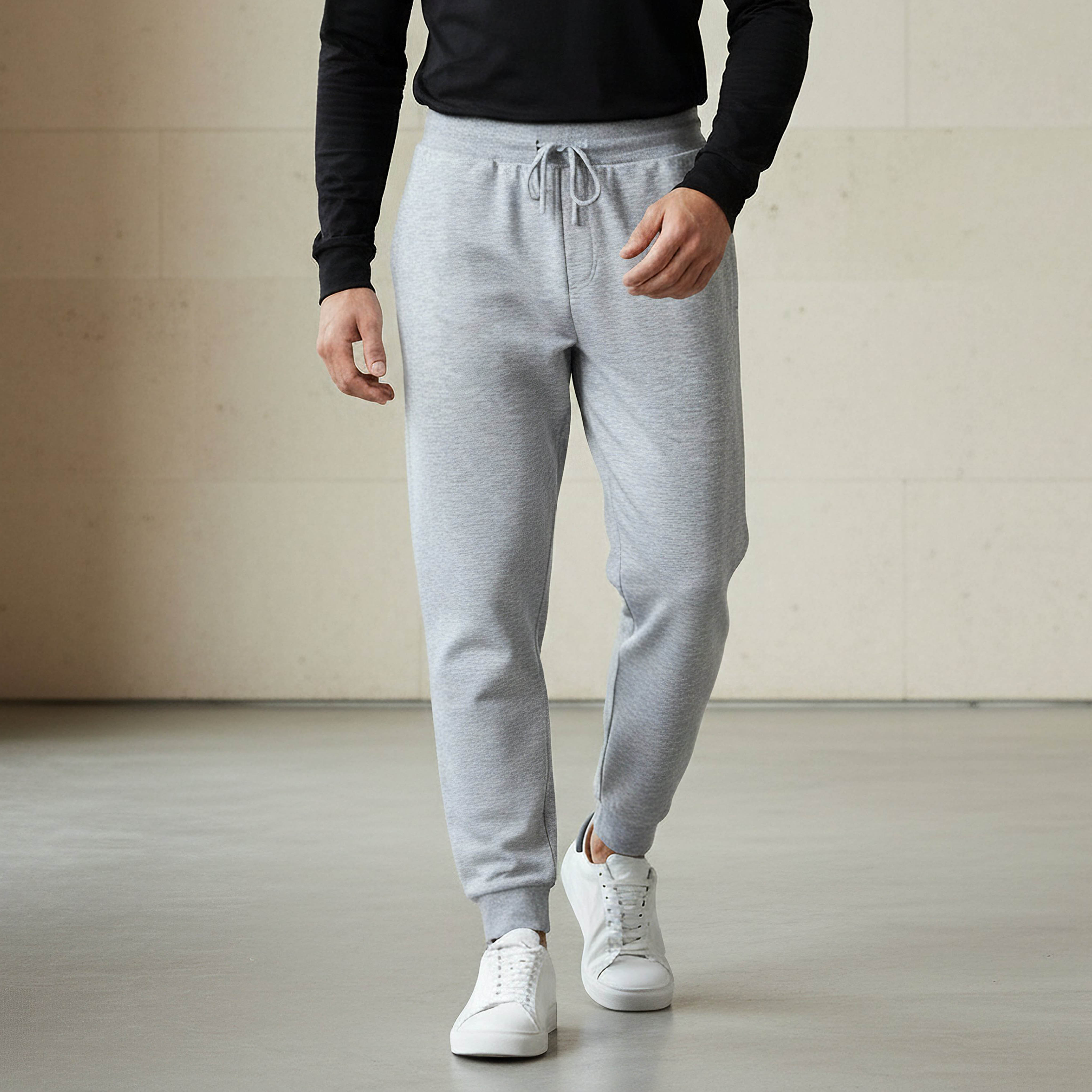 بنطلون رياضي بقصّة عادية وجيوب للرجال-men-clothing-bottoms-joggers-image-1