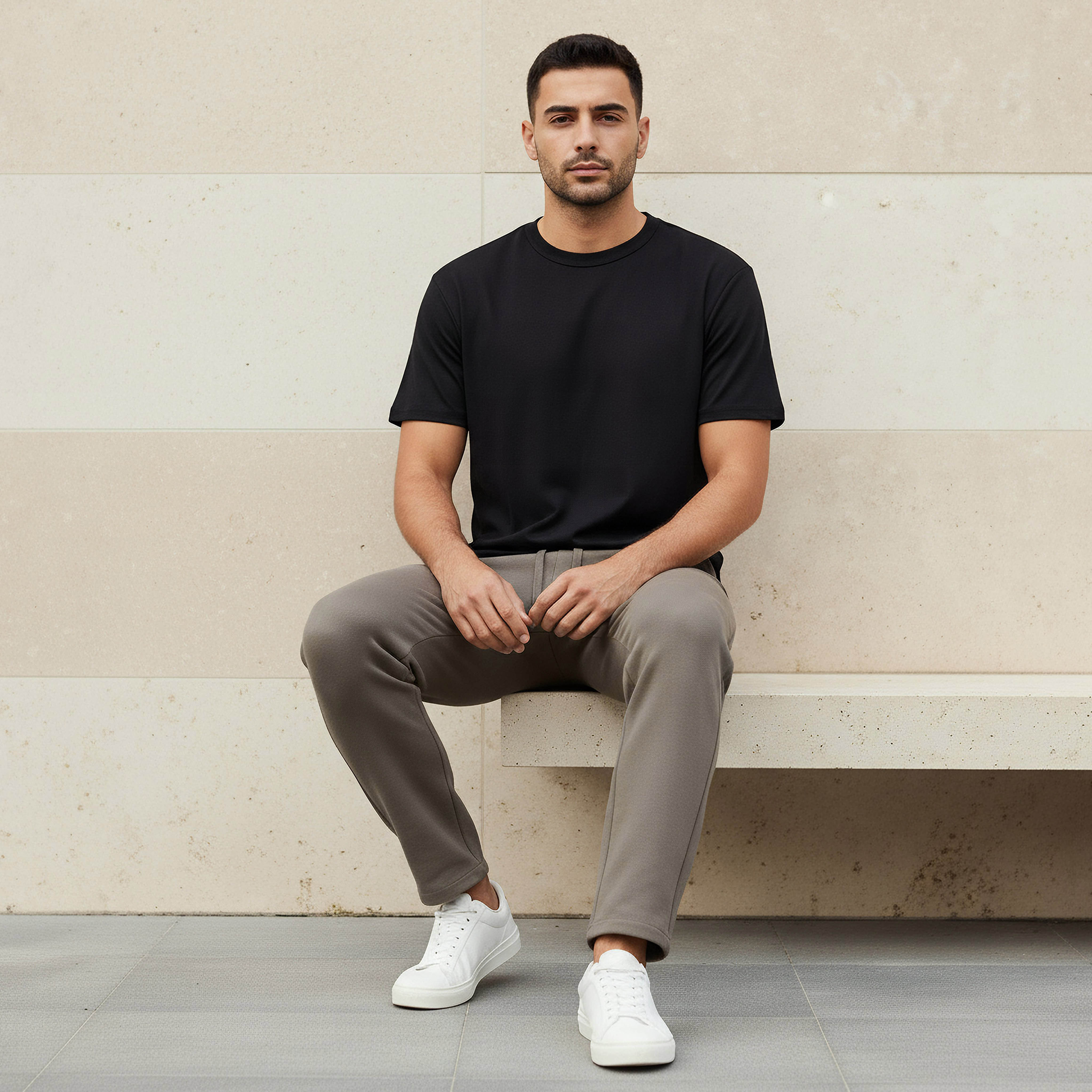 Men Relaxed Fit Crew Neck Short Sleeves T-shirt-men-clothing-tshirtsandpolos-tshirts-image-2