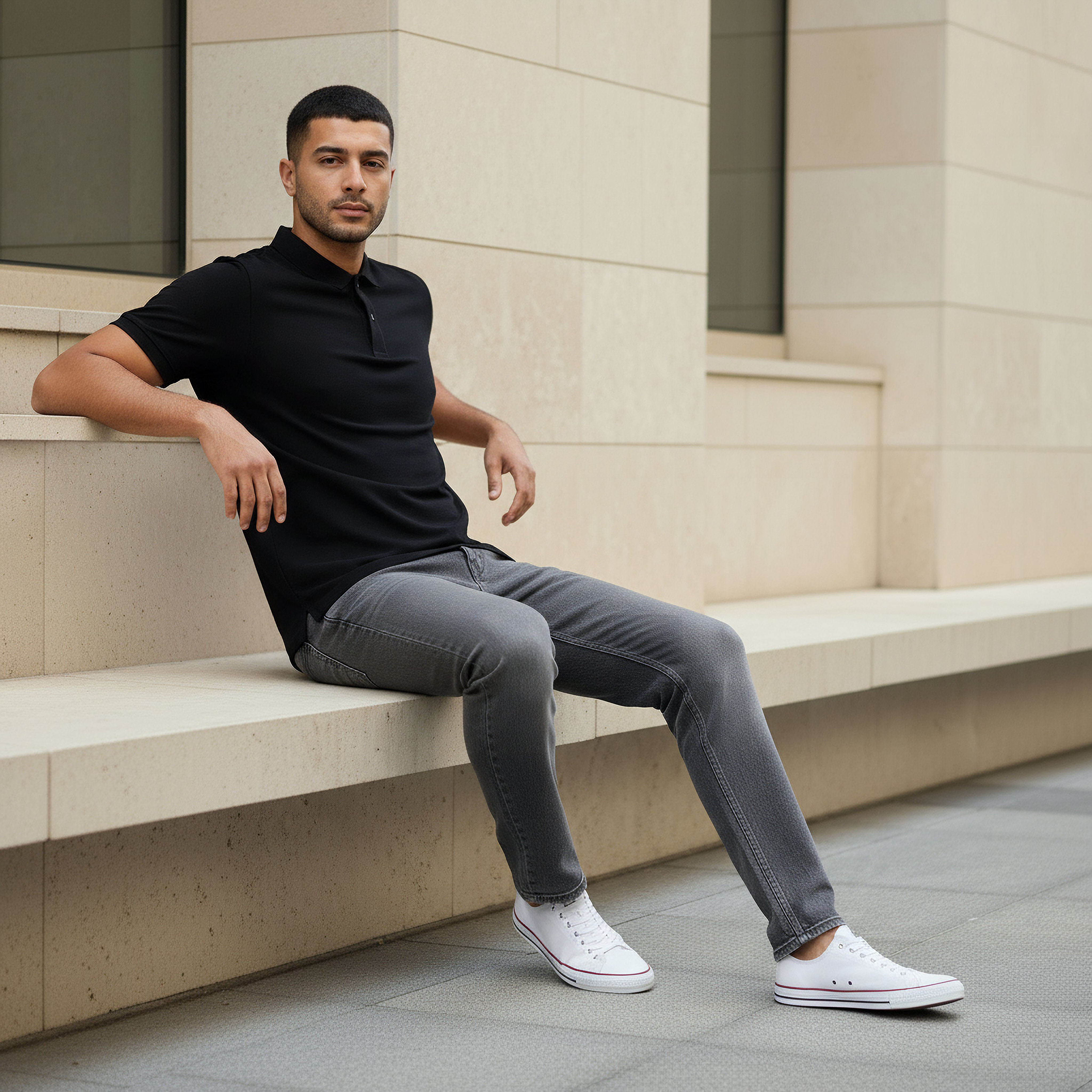 Men Short Sleeves Pique Polo T-shirt-men-clothing-tshirtsandpolos-polos-image-5