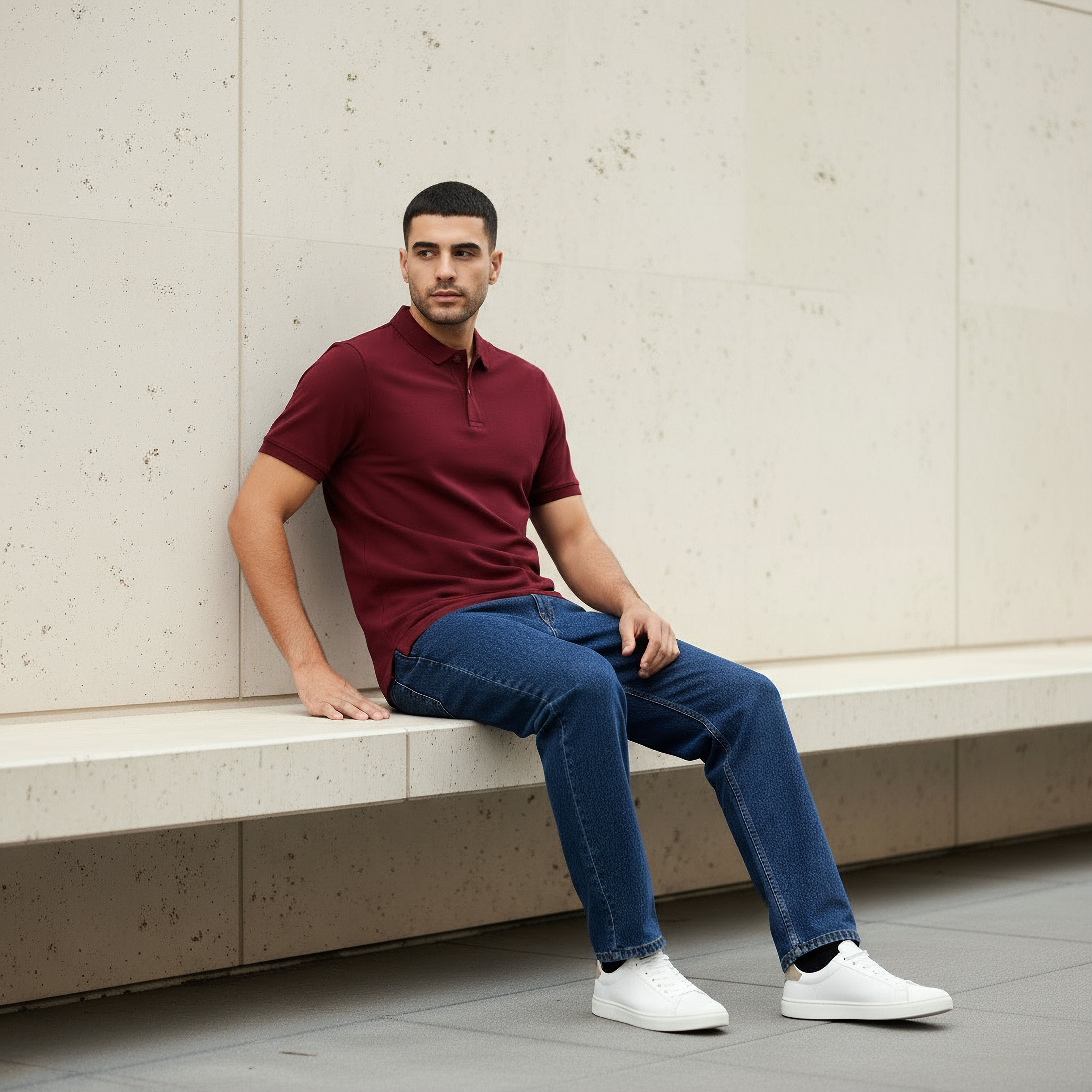 Men Short Sleeves Pique Polo T-shirt-men-clothing-tshirtsandpolos-polos-image-5