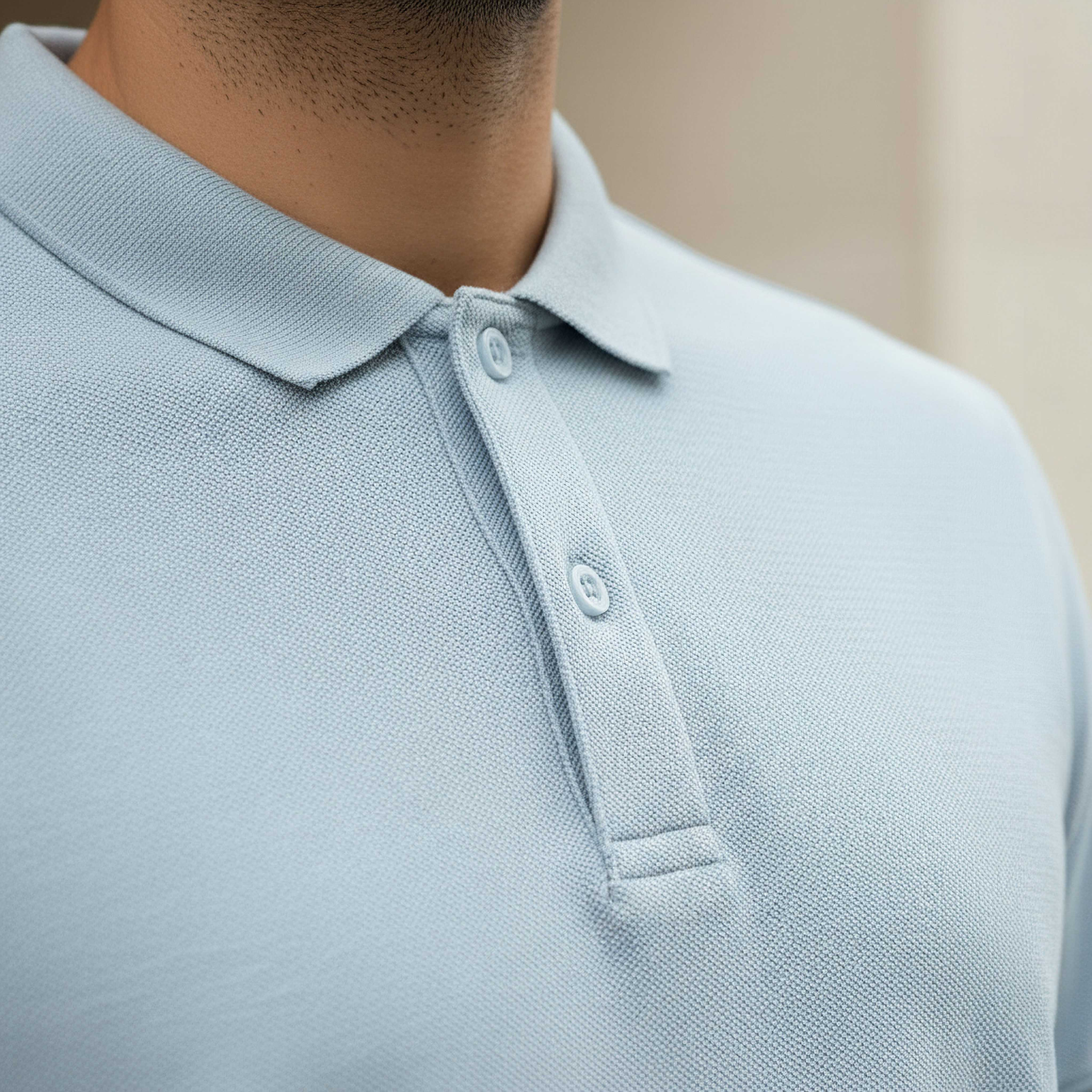 تيشيرت بولو بيكيه بأكمام قصيرة للرجال-men-clothing-tshirtsandpolos-polos-image-4