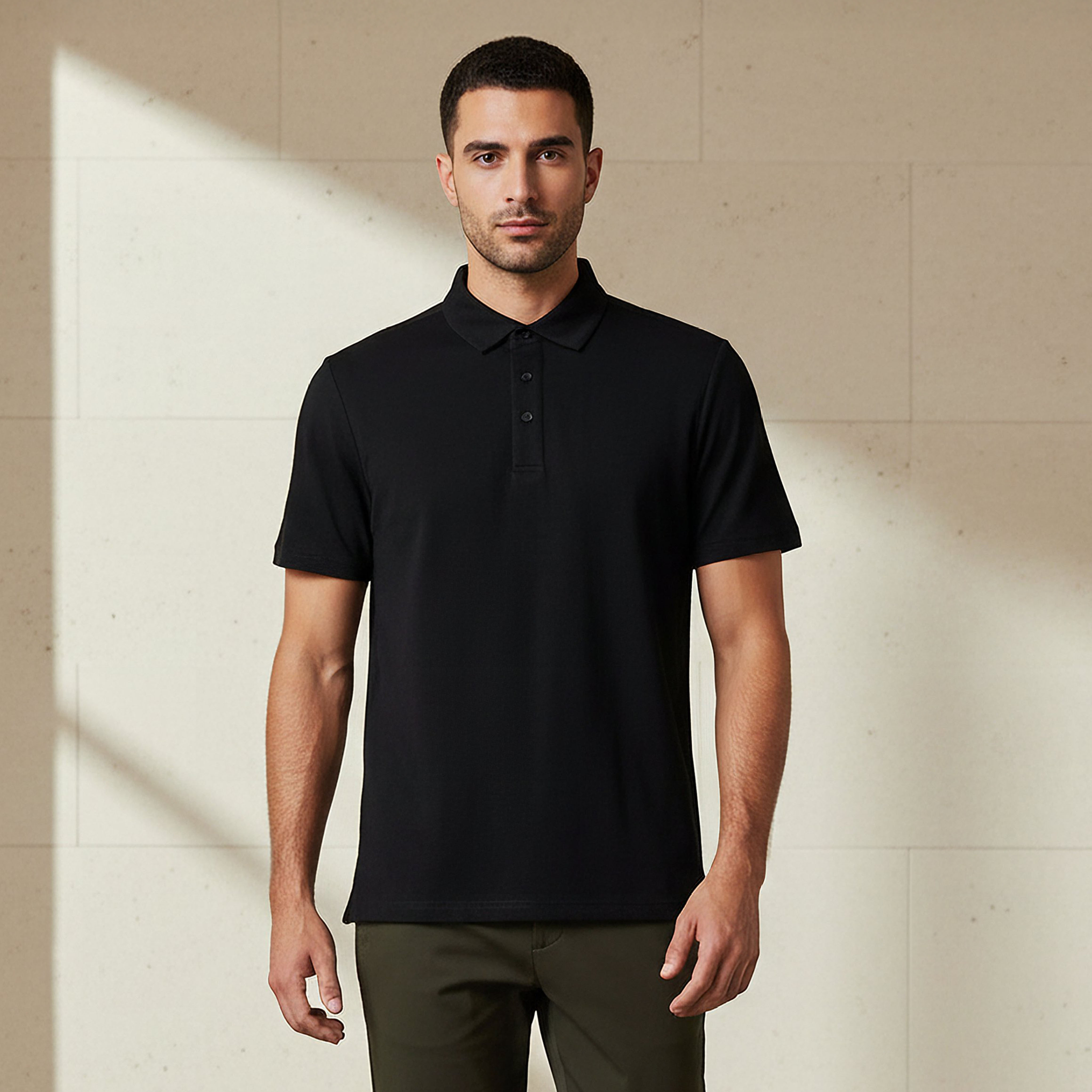 Men Short Sleeve Polo T-shirt-men-clothing-tshirtsandpolos-polos-image-1