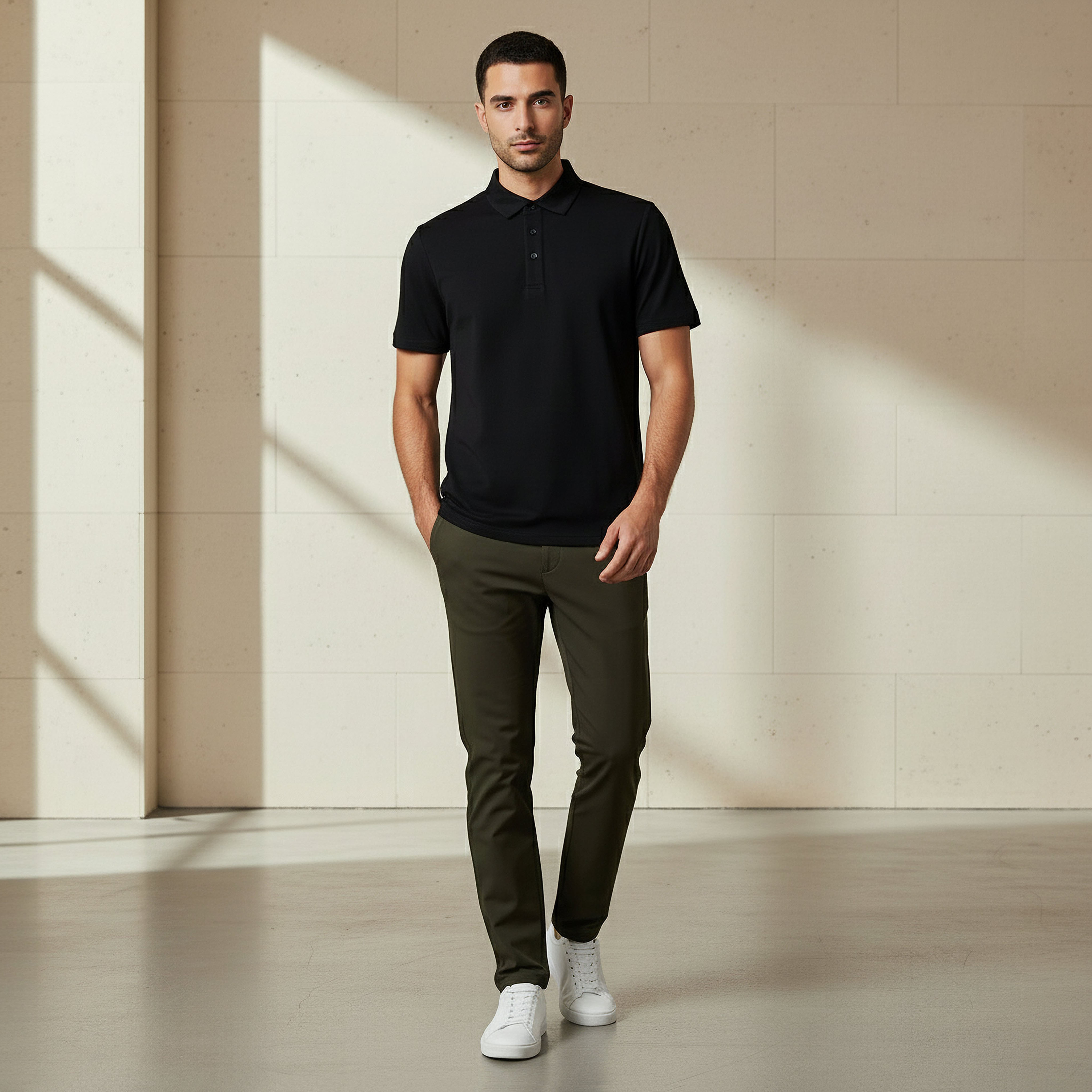 Men Short Sleeve Polo T-shirt-men-clothing-tshirtsandpolos-polos-image-2