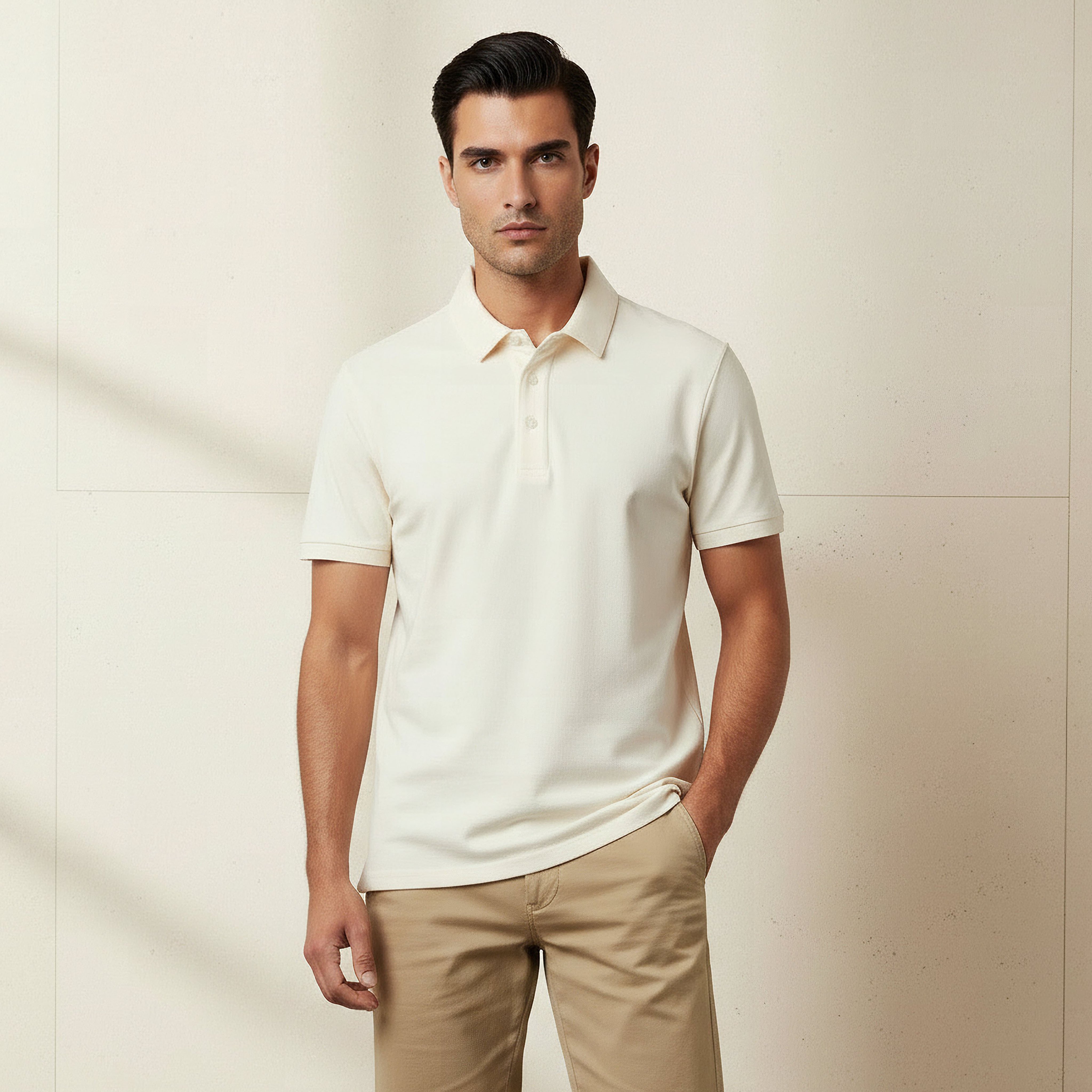 Men Short Sleeve Polo T-shirt-men-clothing-tshirtsandpolos-polos-image-1