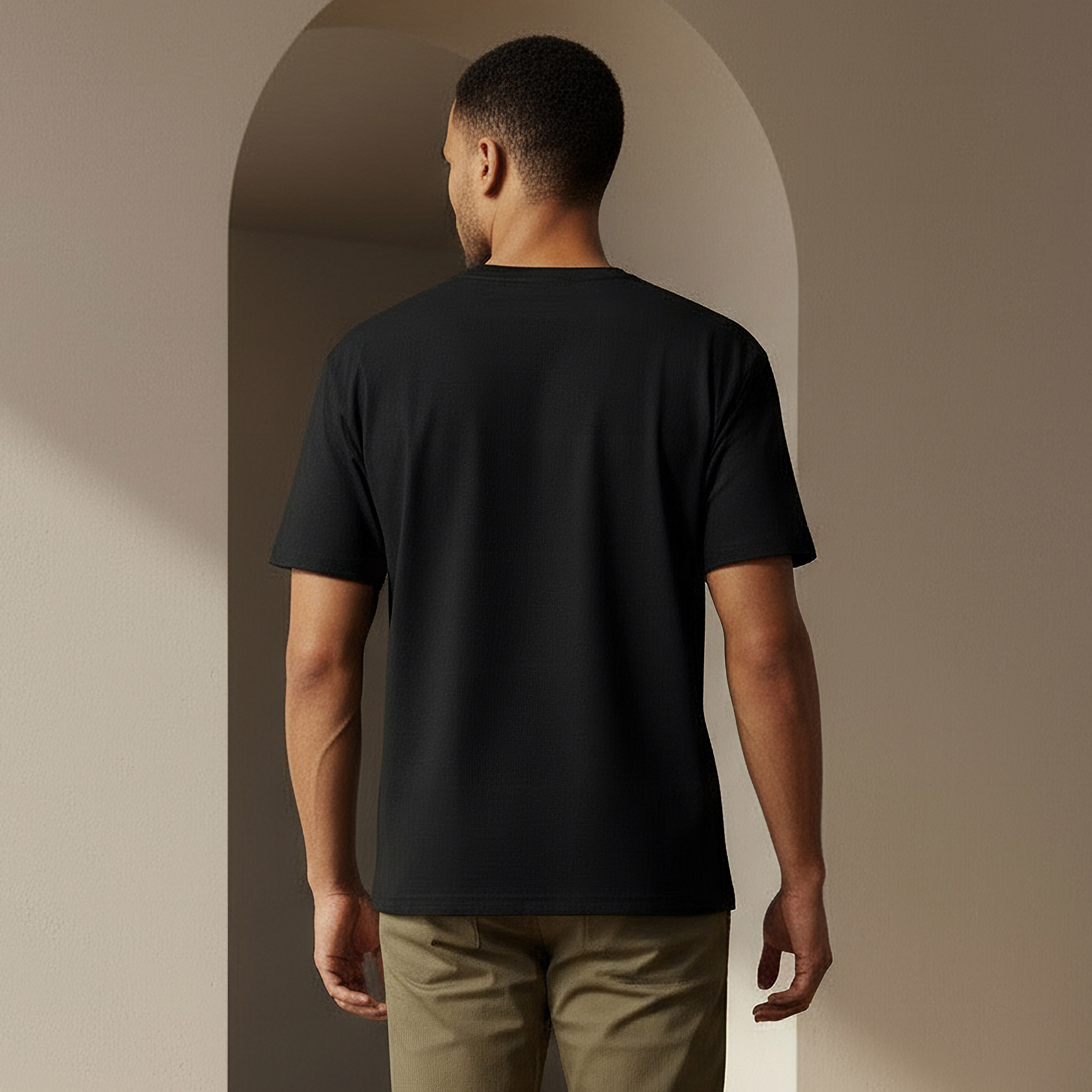 Men Relaxed Fit Crew Neck Short Sleeve Drop Shoulder T-shirt-men-clothing-tshirtsandpolos-tshirts-image-3
