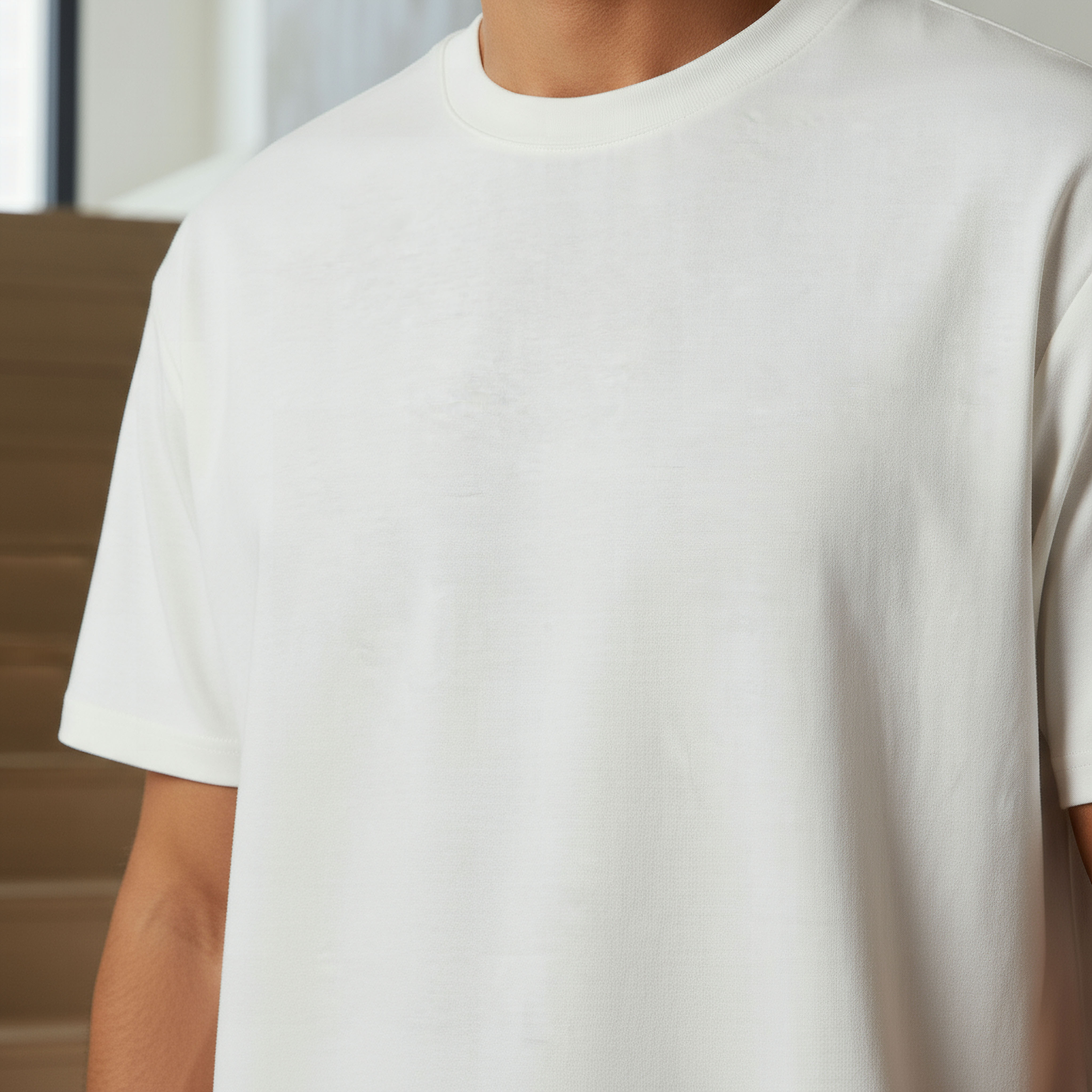 Men Relaxed Fit Crew Neck Short Sleeve Drop Shoulder T-shirt-men-clothing-tshirtsandpolos-tshirts-image-4