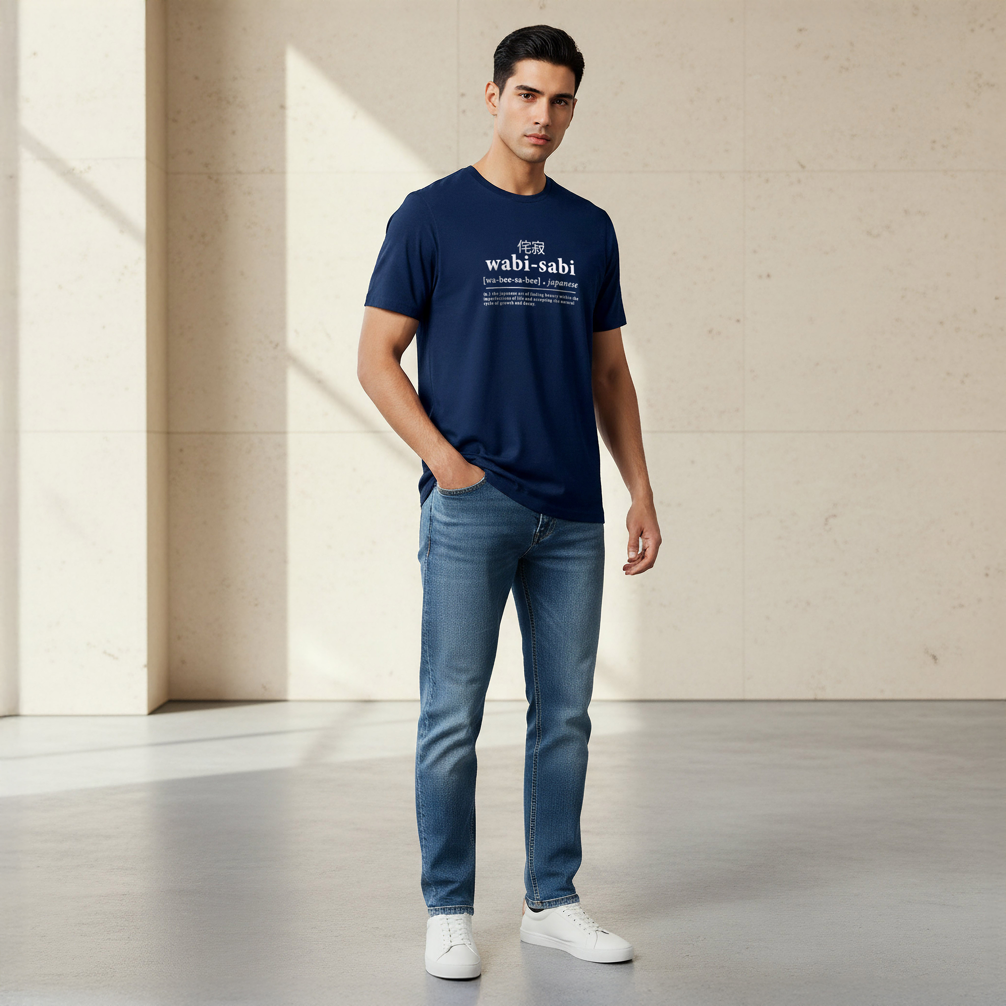 Men Slim Fit Crew Neck Short Sleeves Slogan Print T-shirt-men-clothing-tshirtsandpolos-tshirts-image-2