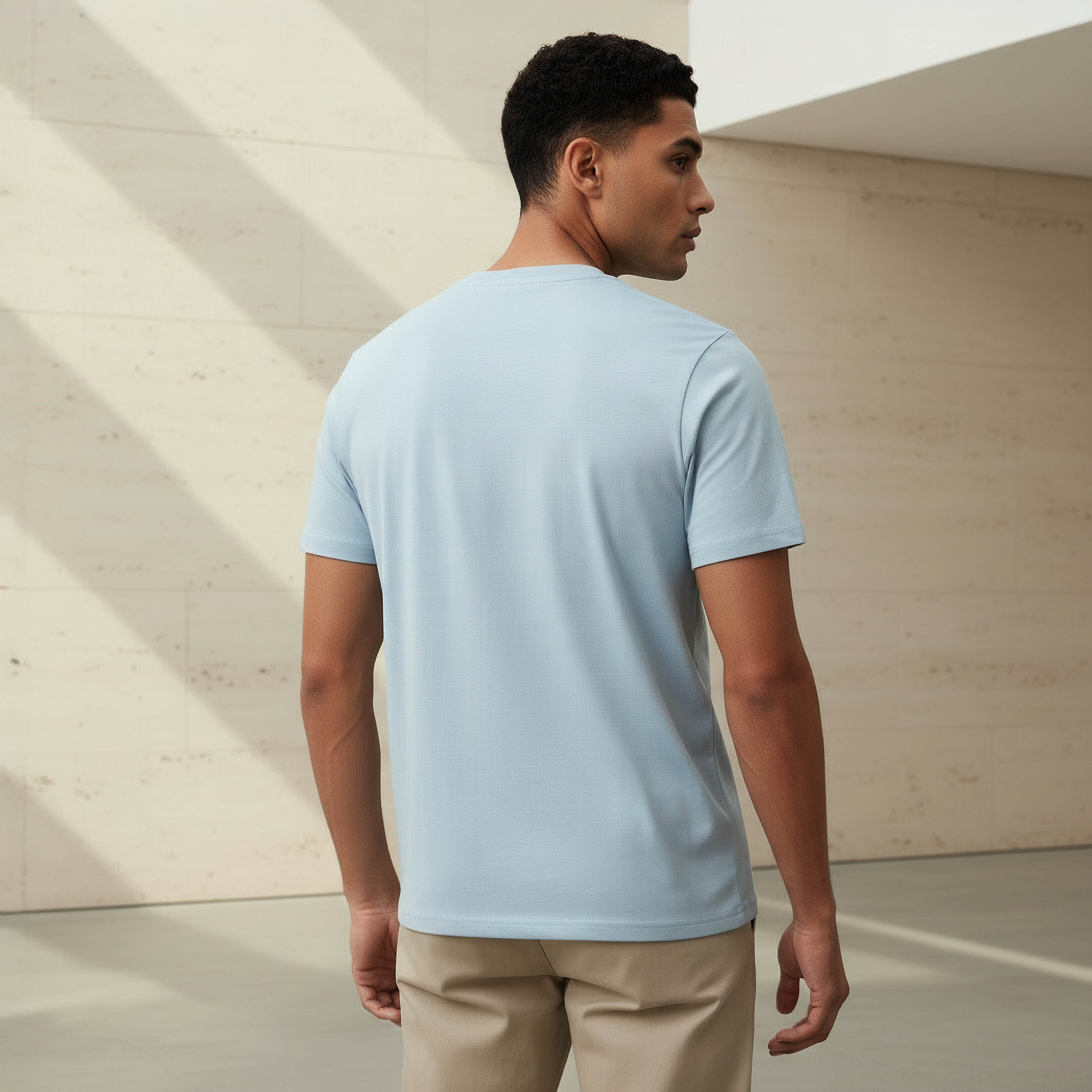 Men Regular Fit Crew Neck Short Sleeve T-shirt-men-clothing-tshirtsandpolos-tshirts-image-3