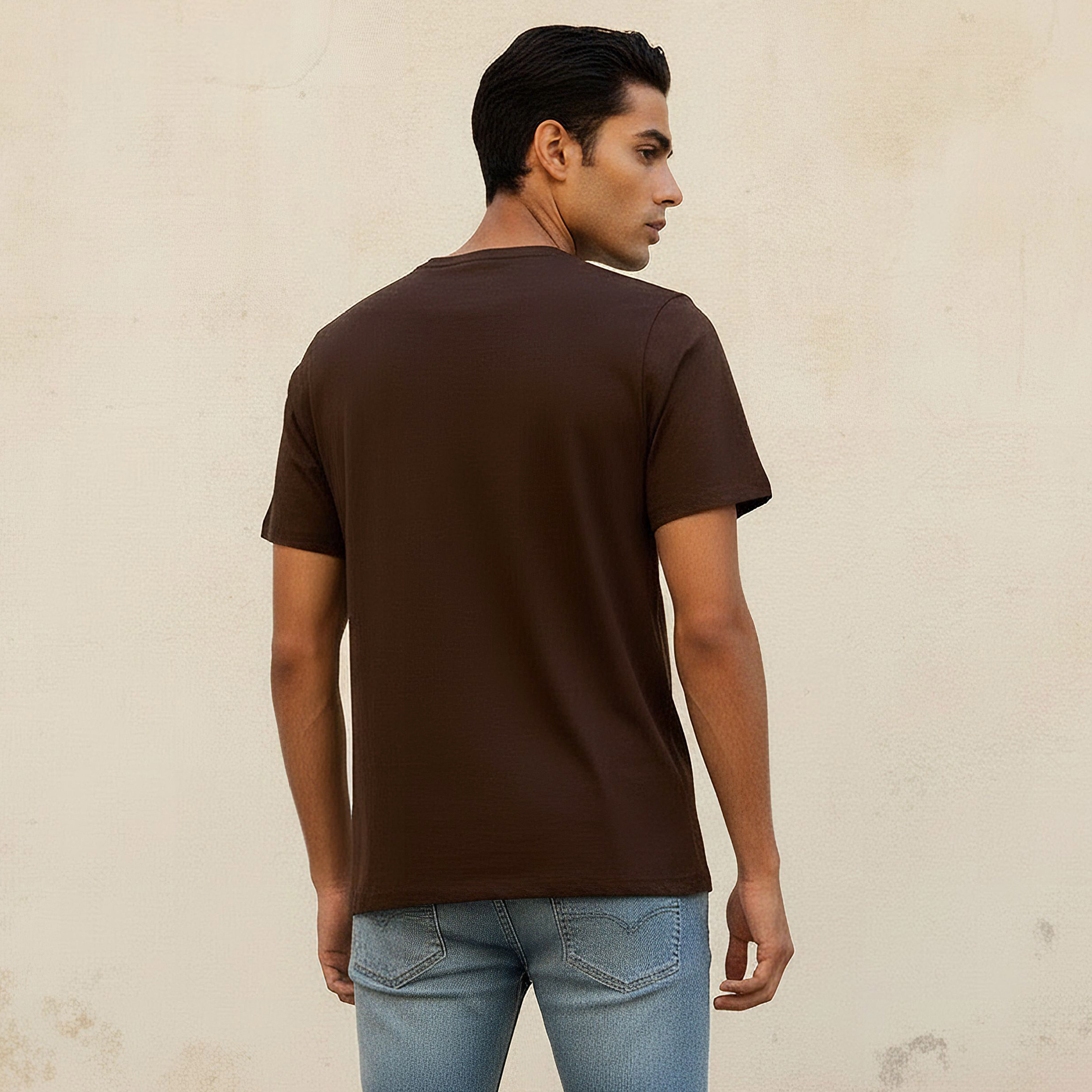 Men Regular Fit Crew Neck Short Sleeve T-shirt-men-clothing-tshirtsandpolos-tshirts-image-4