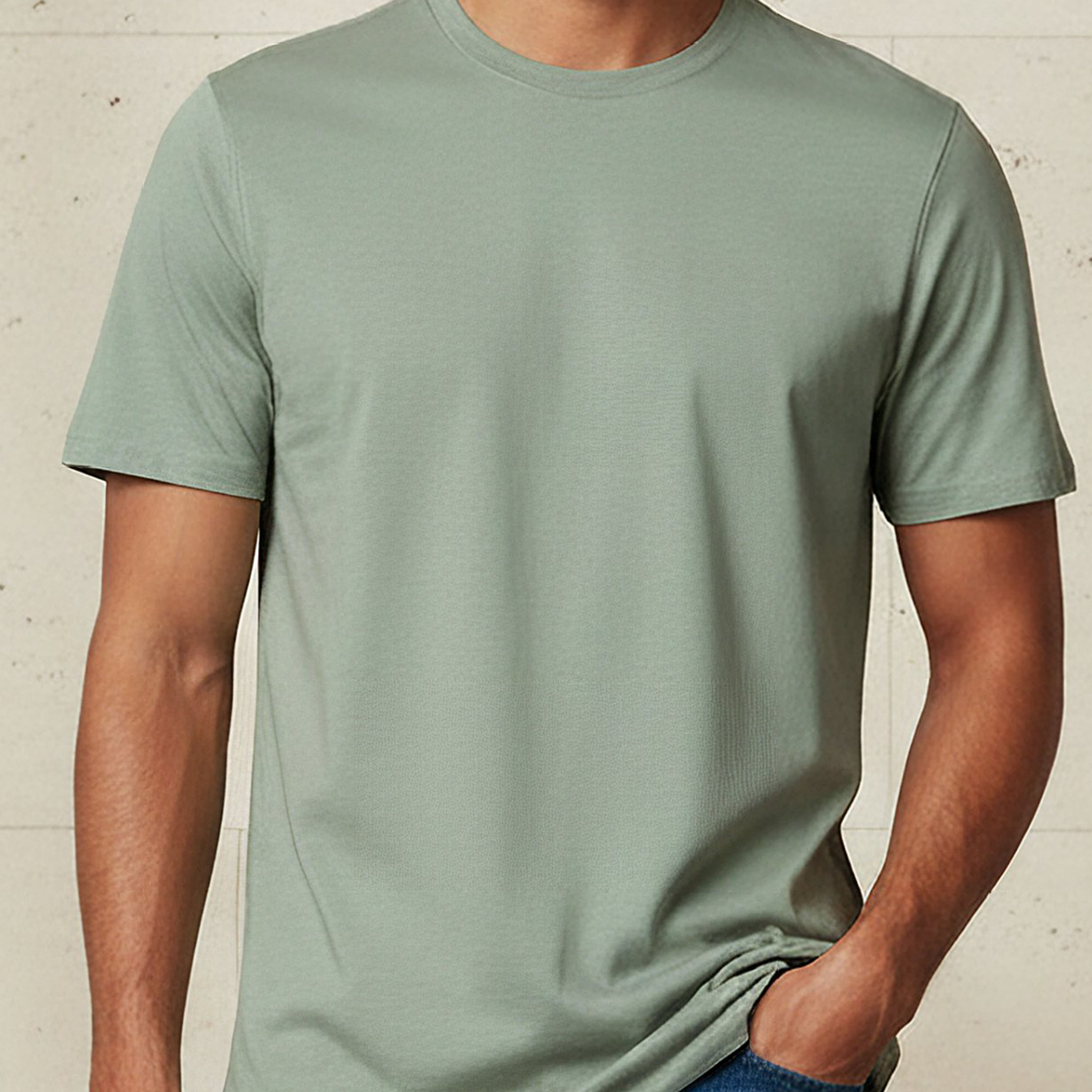 Men Regular Fit Crew Neck Short Sleeve T-shirt-men-clothing-tshirtsandpolos-tshirts-image-4