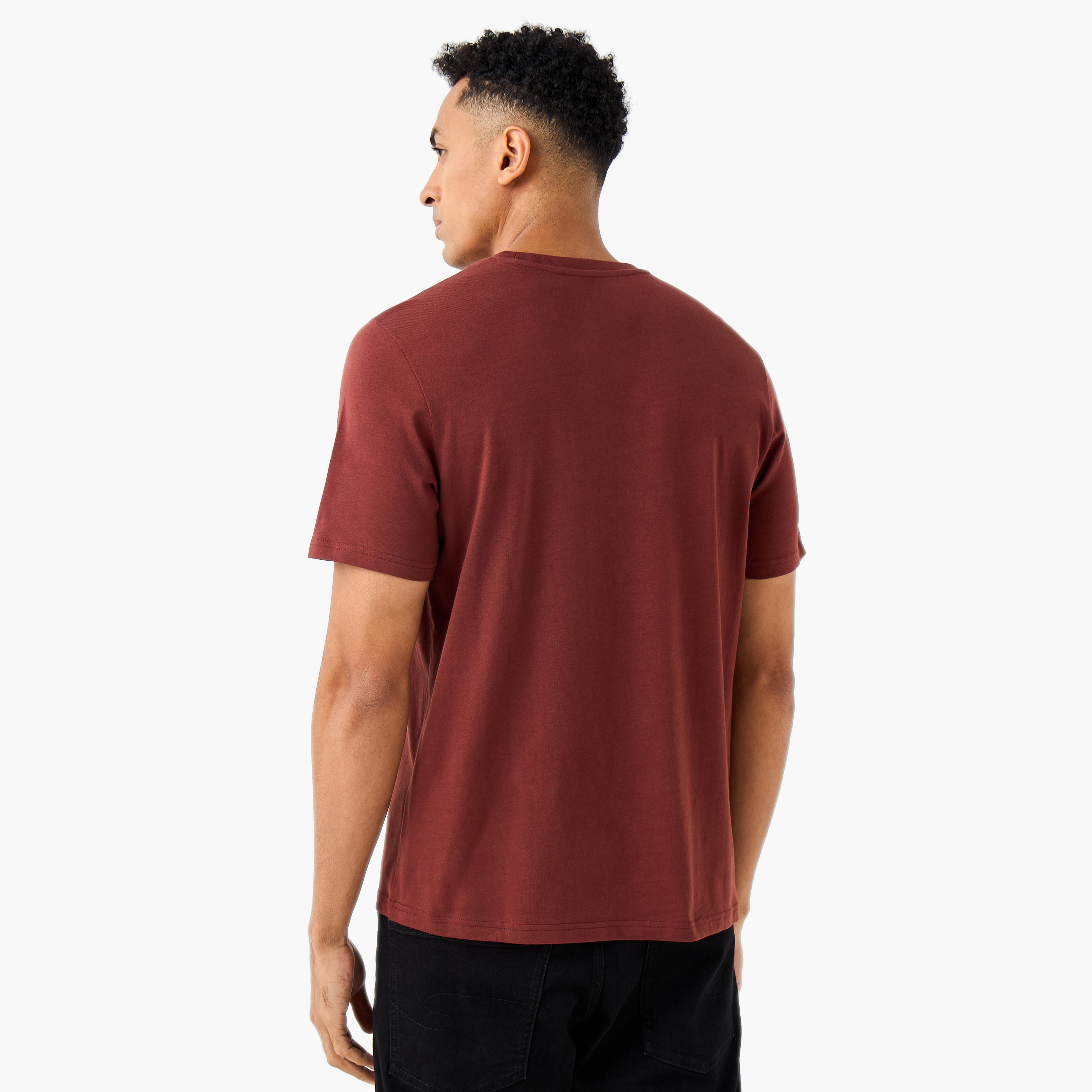 Men Regular Fit Crew Neck Short Sleeves T-shirt-men-clothing-tshirtsandpolos-tshirts-image-3