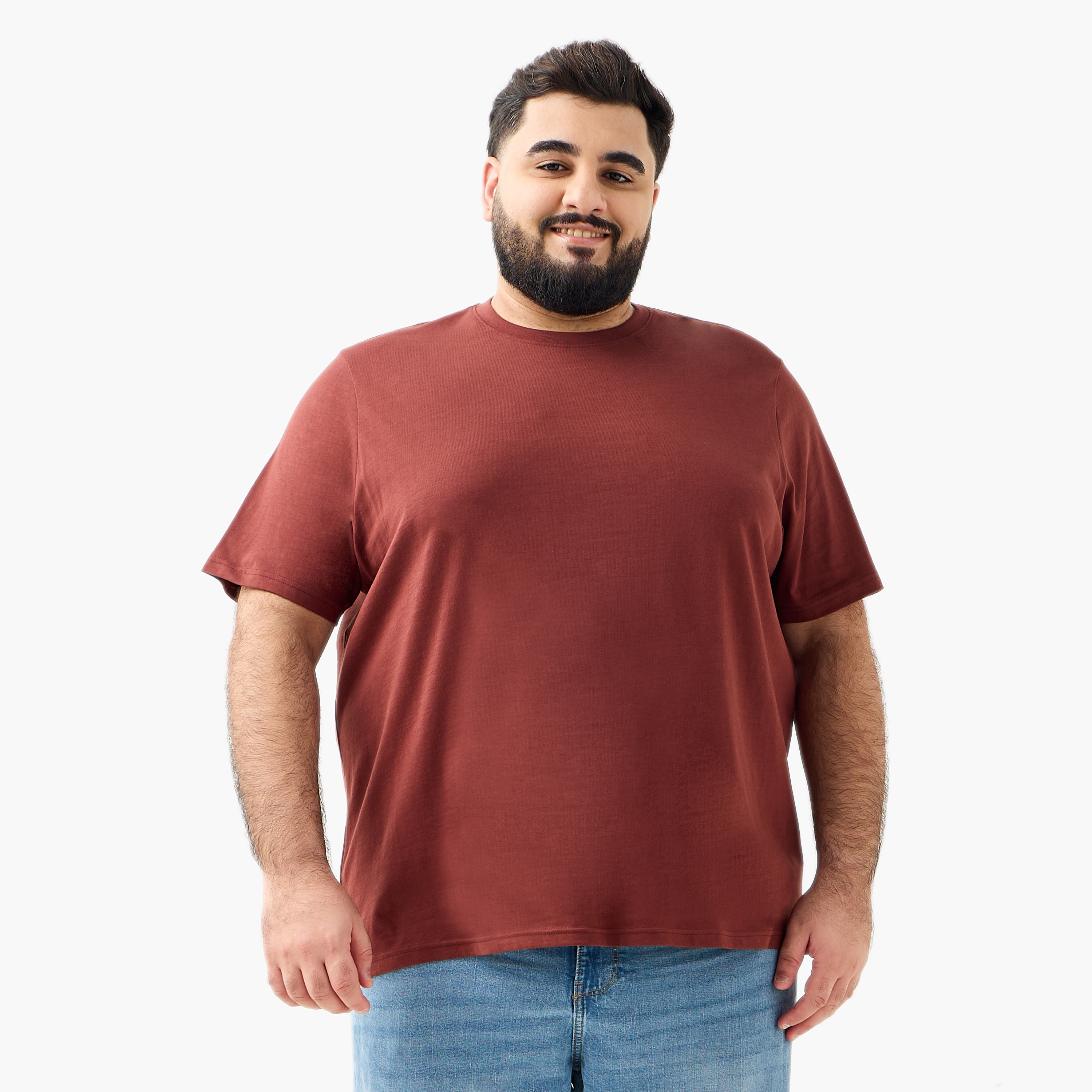 Men Regular Fit Crew Neck Short Sleeves T-shirt-men-clothing-tshirtsandpolos-tshirts-image-6