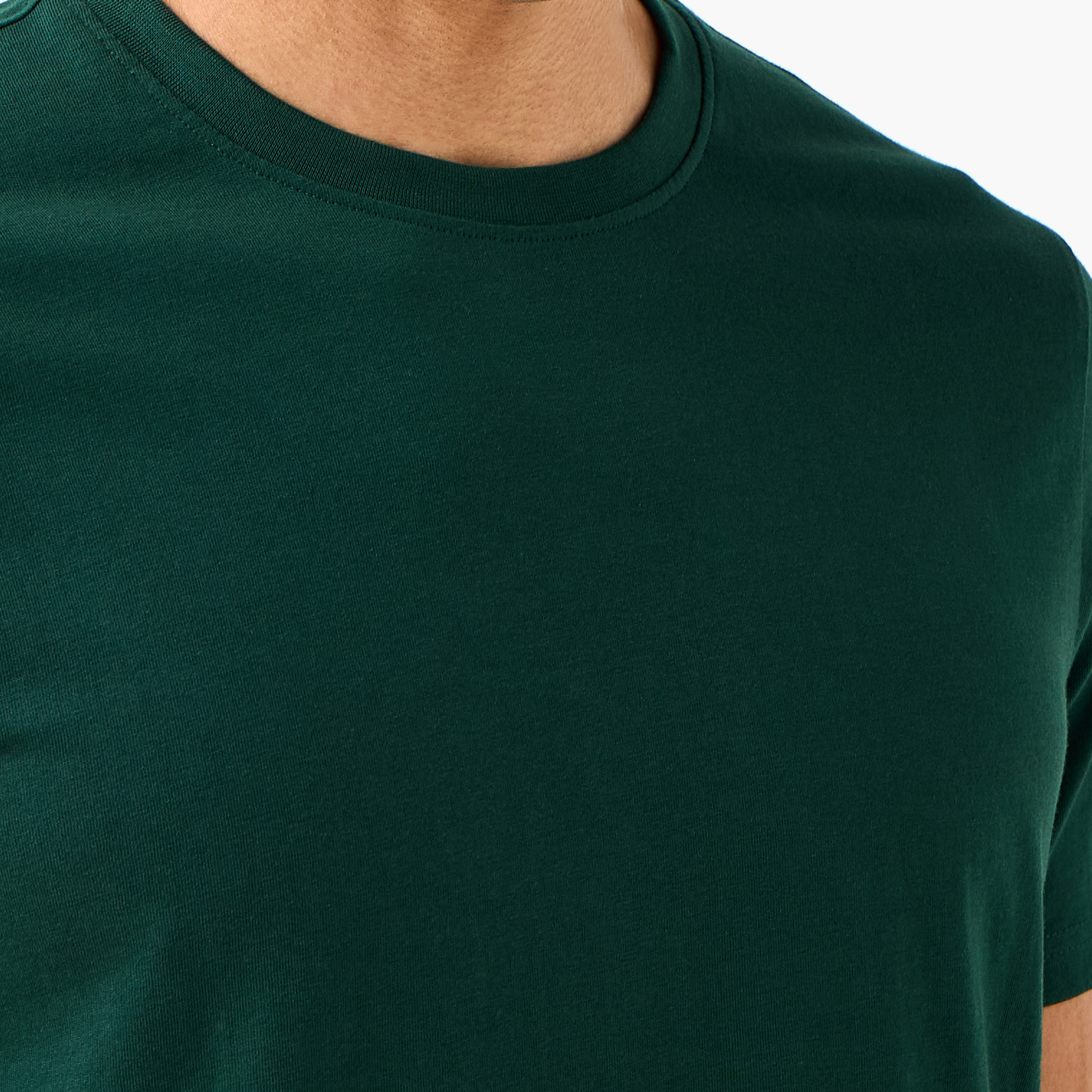 تيشيرت بقصة عادية وياقة ضيقة وأكمام قصيرة للرجال-men-clothing-tshirtsandpolos-tshirts-image-6