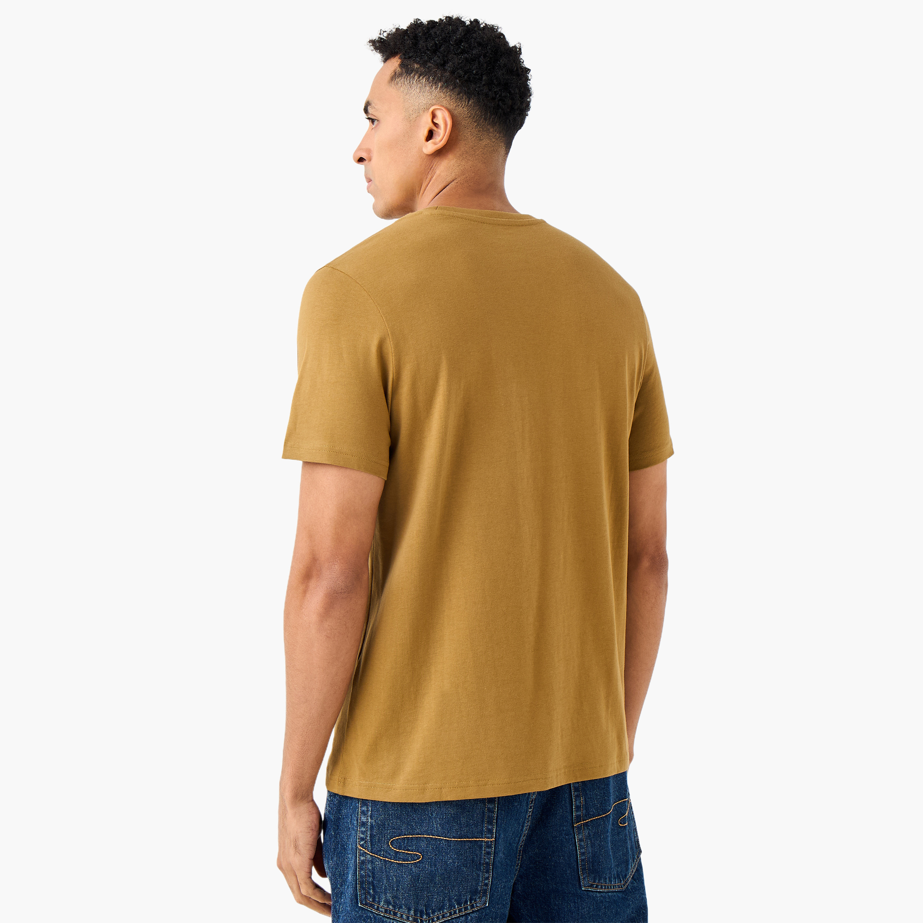Men Regular Fit Crew Neck Short Sleeves T-shirt-men-clothing-tshirtsandpolos-tshirts-image-5