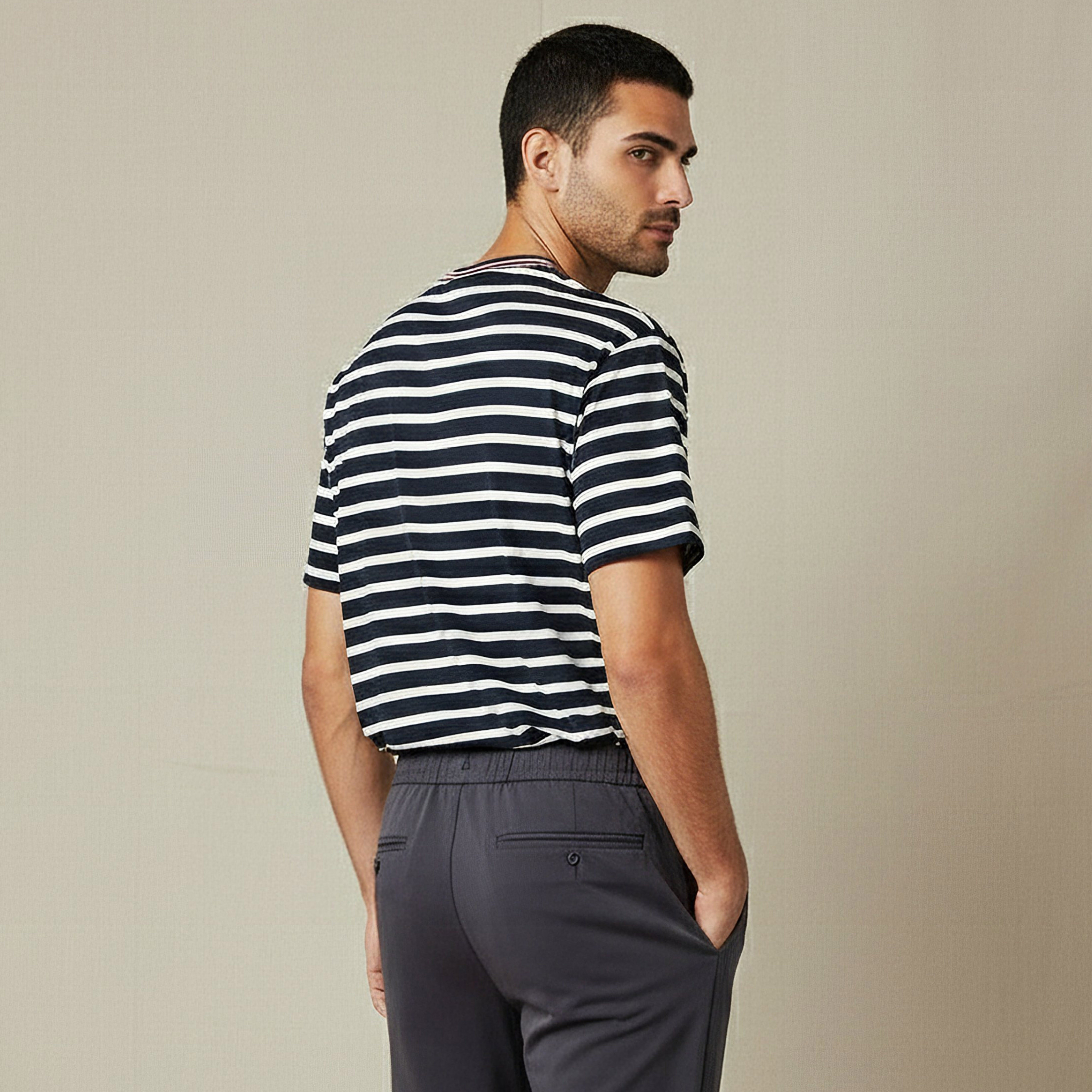 Men Regular Fit Crew Neck Short Sleeves Striped T-shirt-men-clothing-tshirtsandpolos-tshirts-image-3