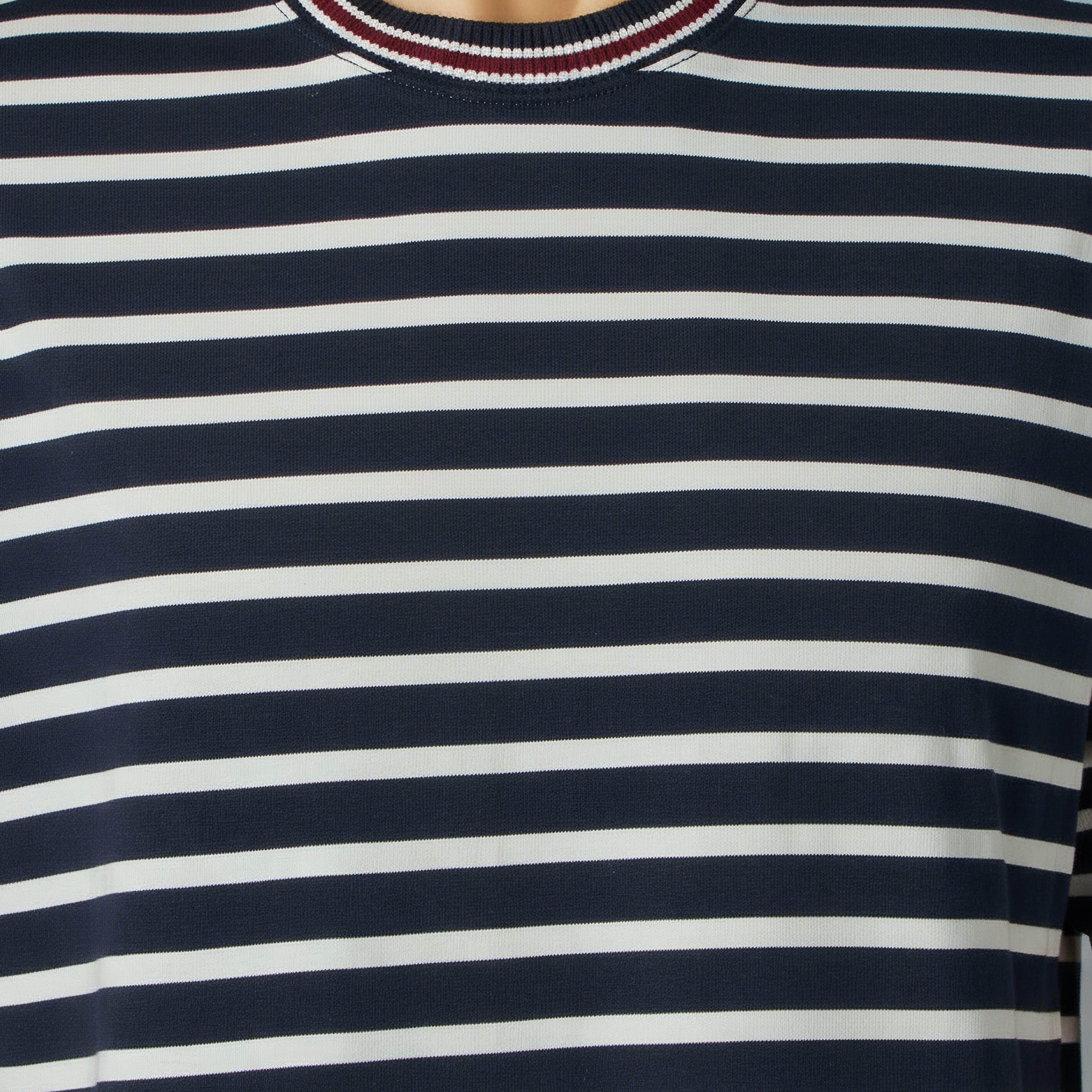 Men Regular Fit Crew Neck Short Sleeves Striped T-shirt-men-clothing-tshirtsandpolos-tshirts-image-4