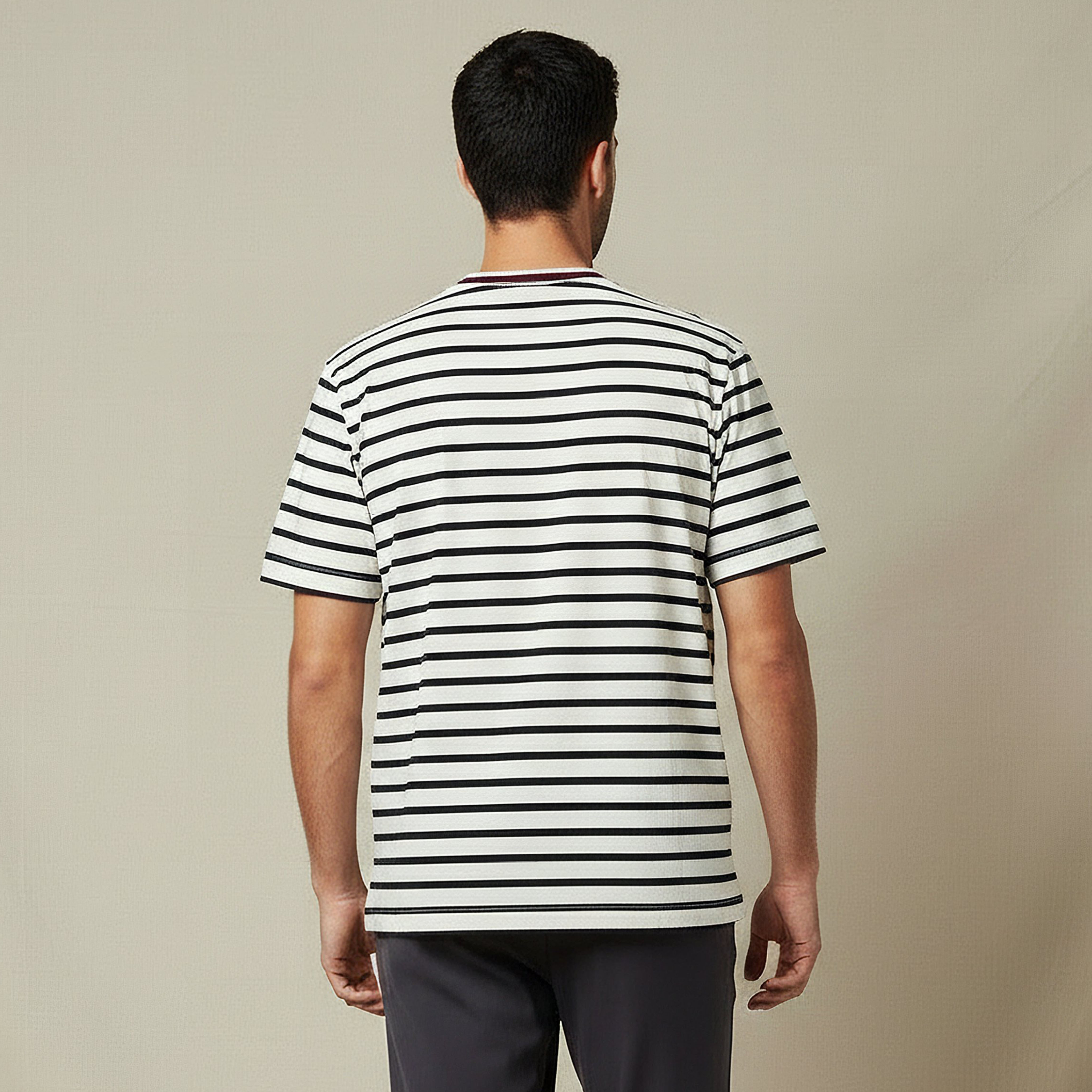 Men Regular Fit Crew Neck Short Sleeves Striped T-shirt-men-clothing-tshirtsandpolos-tshirts-image-3