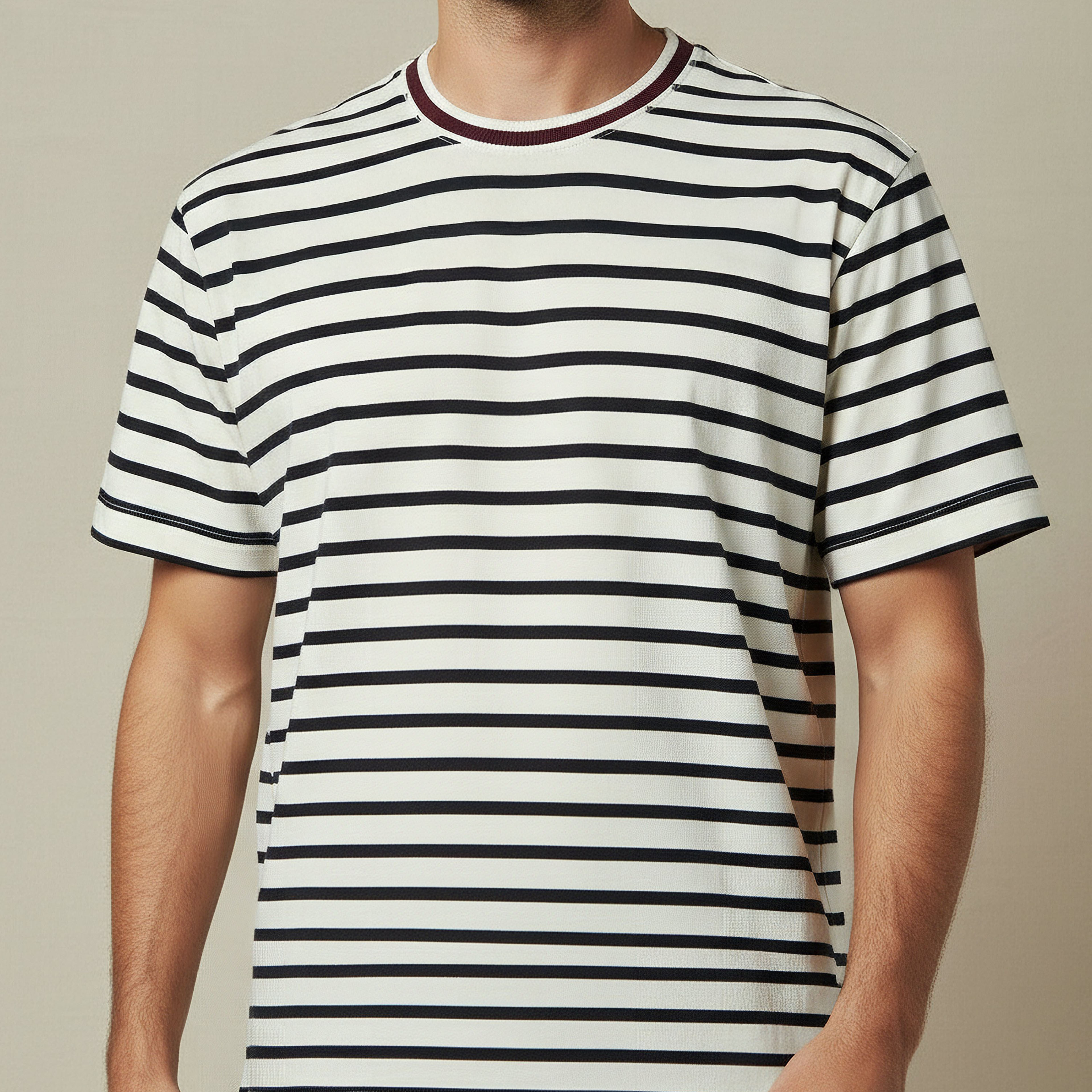 Men Regular Fit Crew Neck Short Sleeves Striped T-shirt-men-clothing-tshirtsandpolos-tshirts-image-4