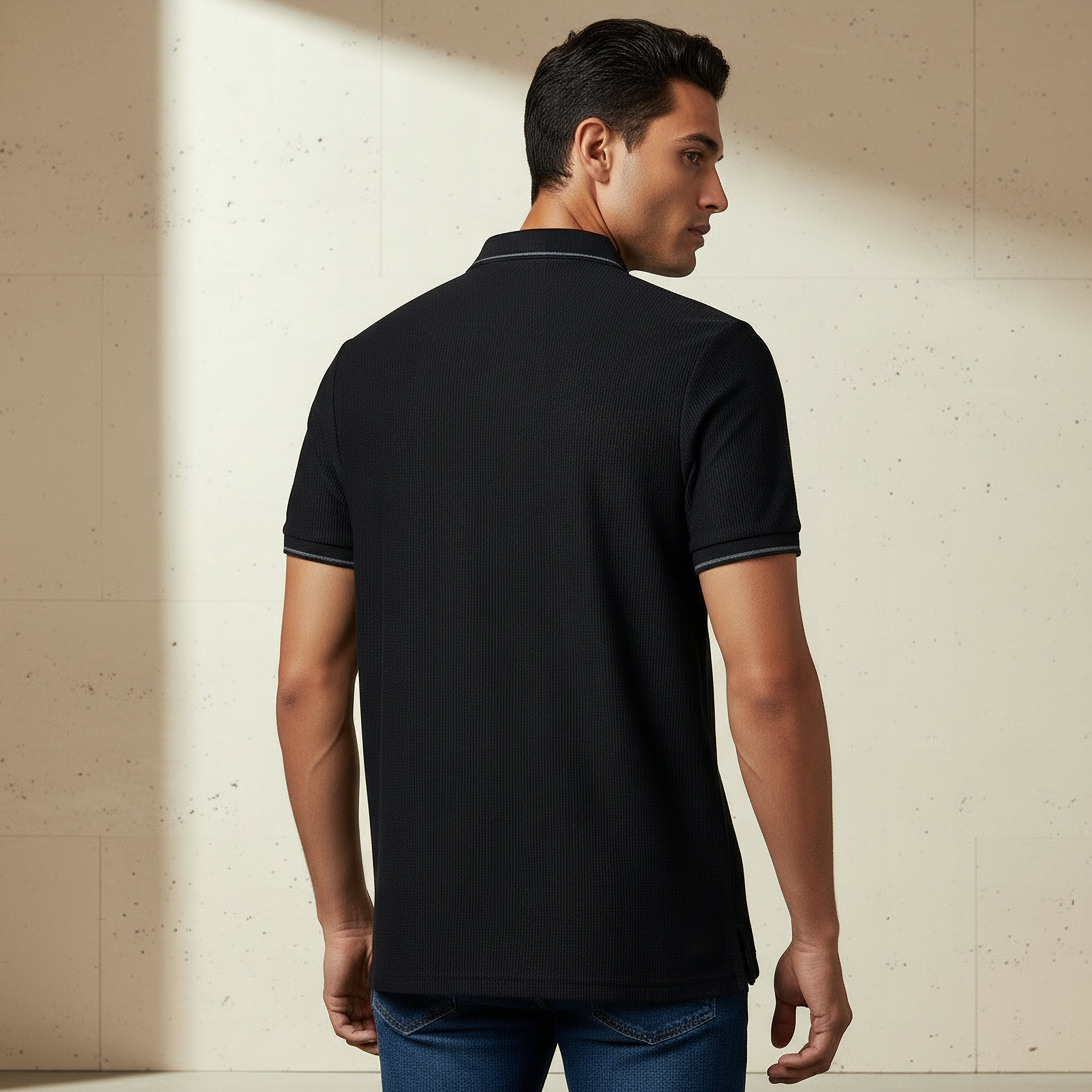Men Short Sleeves Striped Polo T-shirt-men-clothing-tshirtsandpolos-polos-image-3