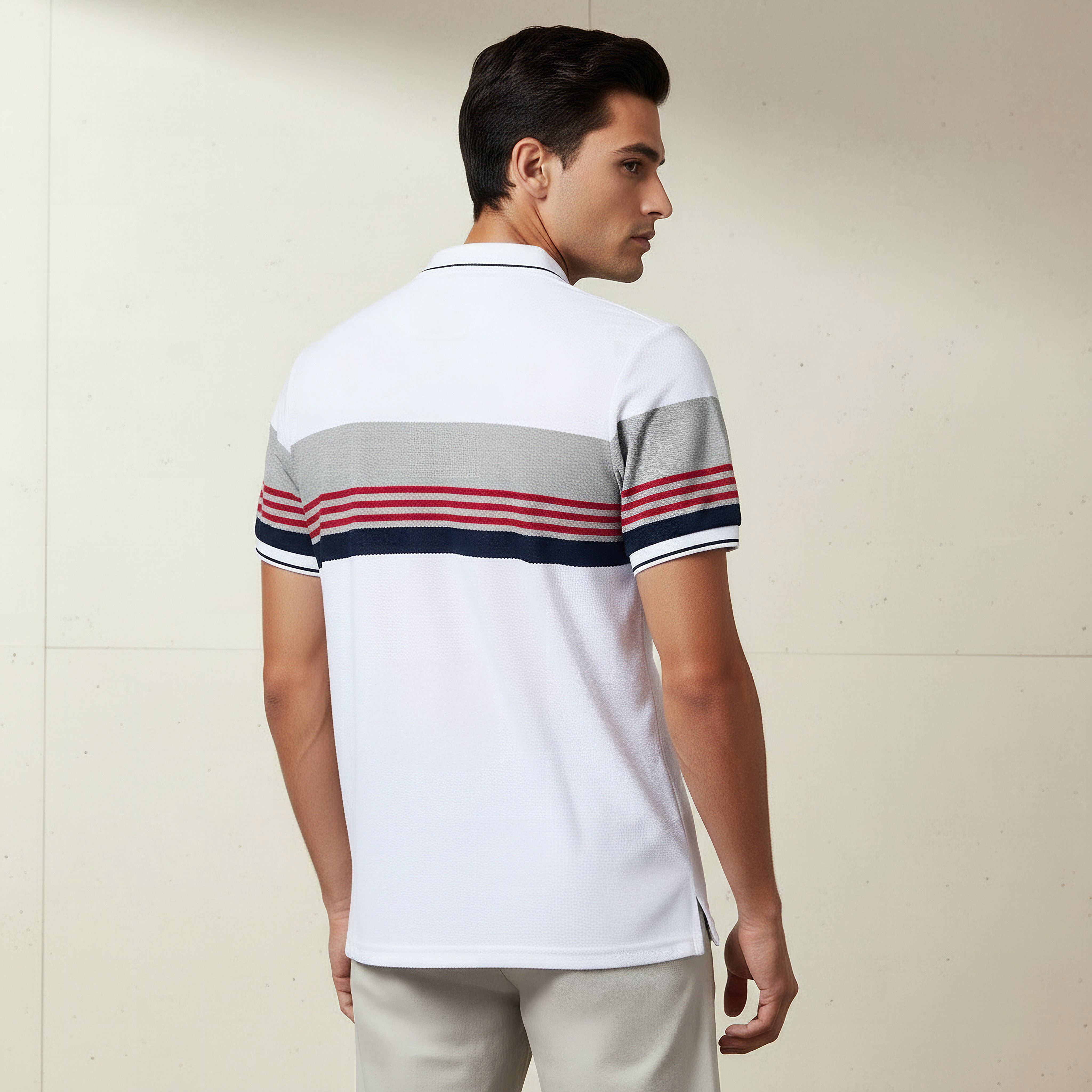 Men Short Sleeves Striped Polo T-shirt-men-clothing-tshirtsandpolos-polos-image-3