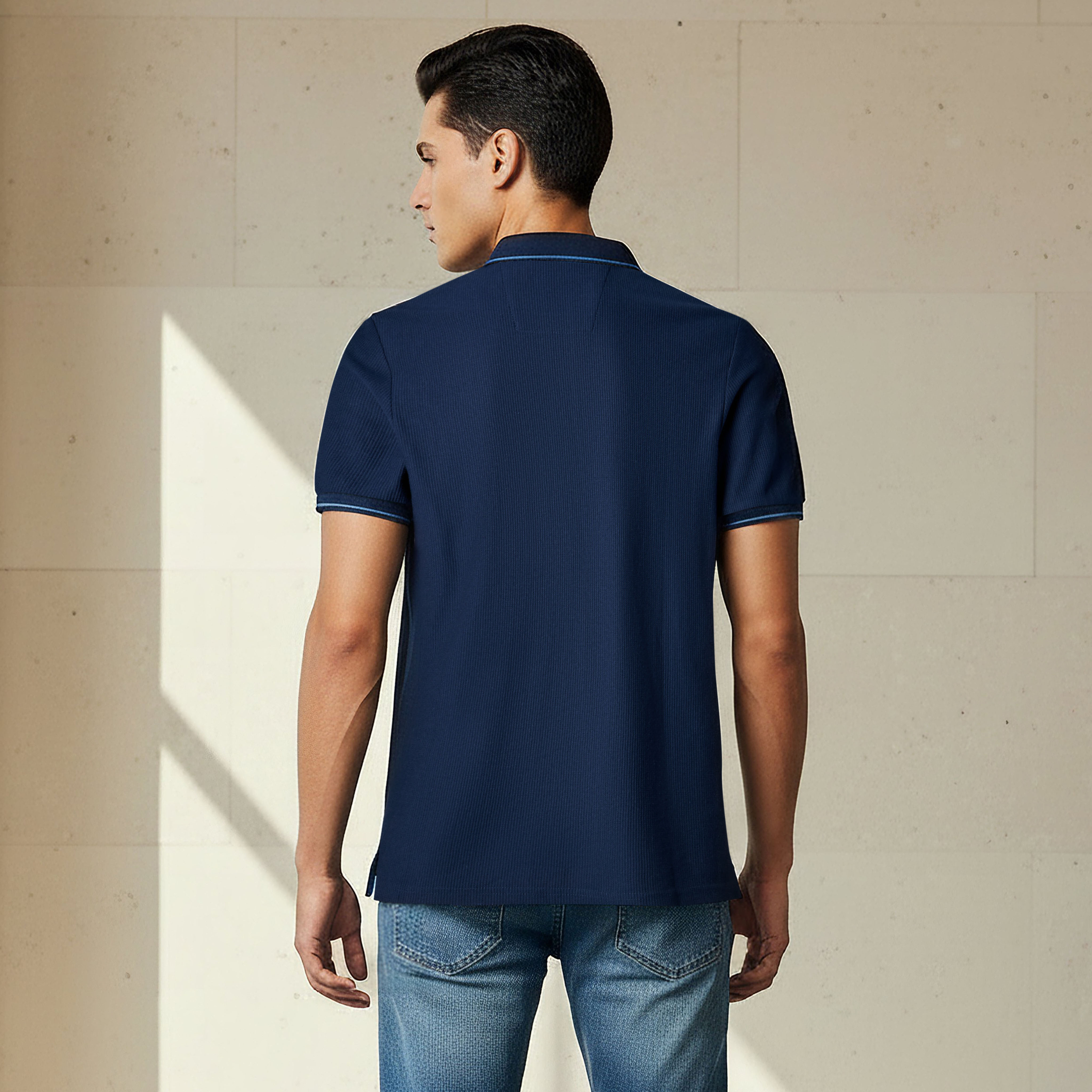 Men Short Sleeves Striped Polo T-shirt-men-clothing-tshirtsandpolos-polos-image-4