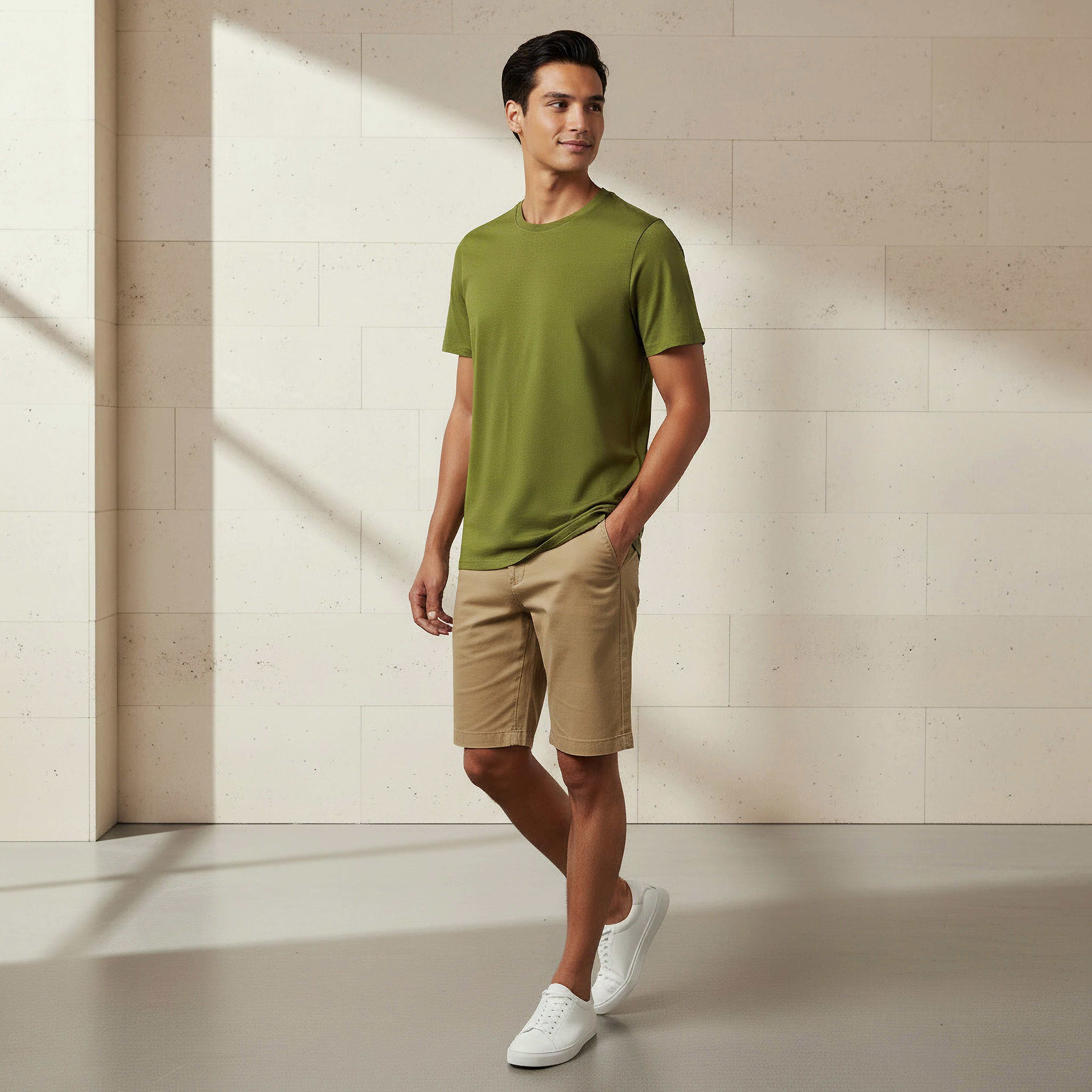 Men Regular Fit Crew Neck Short Sleeve T-shirt-men-clothing-tshirtsandpolos-tshirts-image-2
