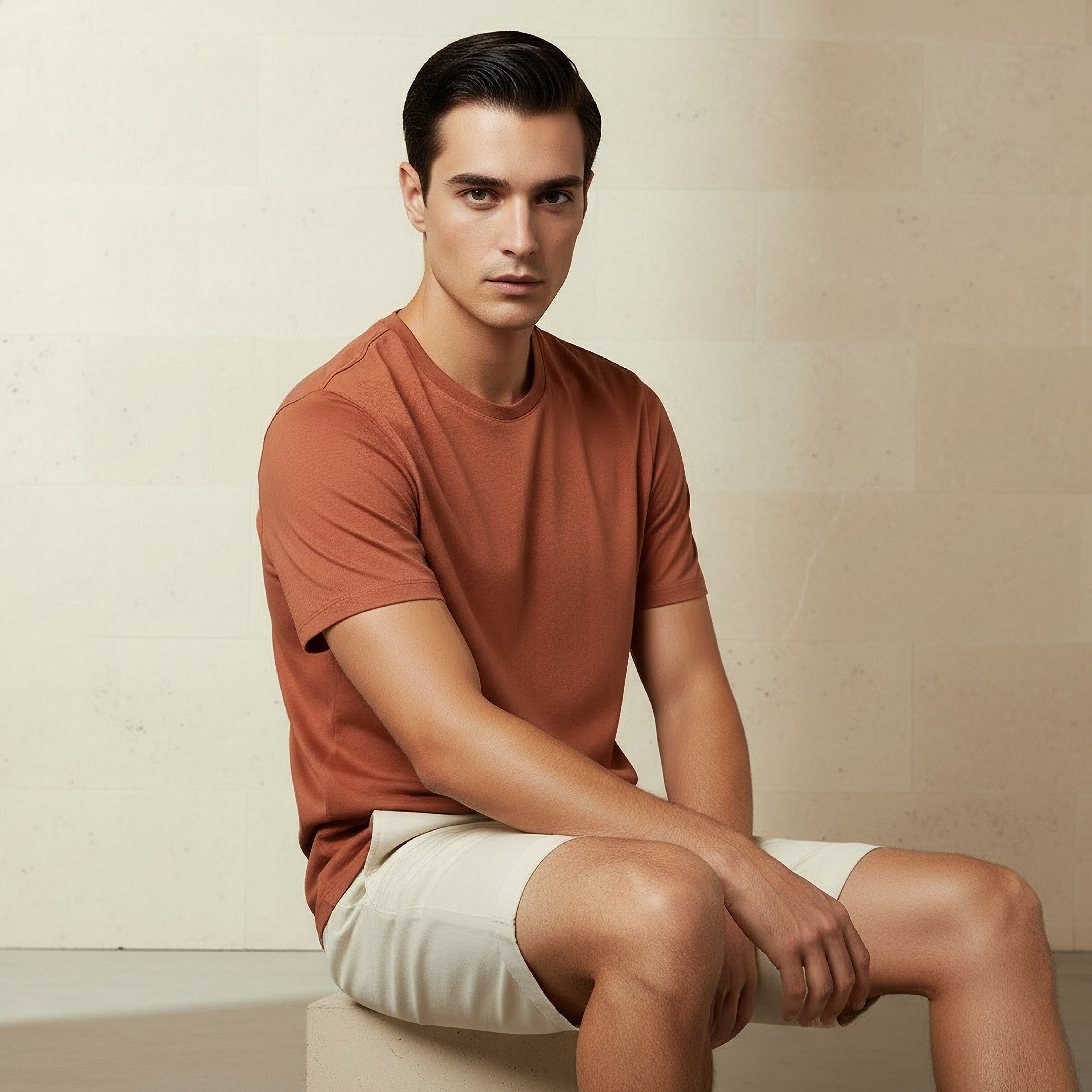 Men Regular Fit Crew Neck Short Sleeve T-shirt-men-clothing-tshirtsandpolos-tshirts-image-1