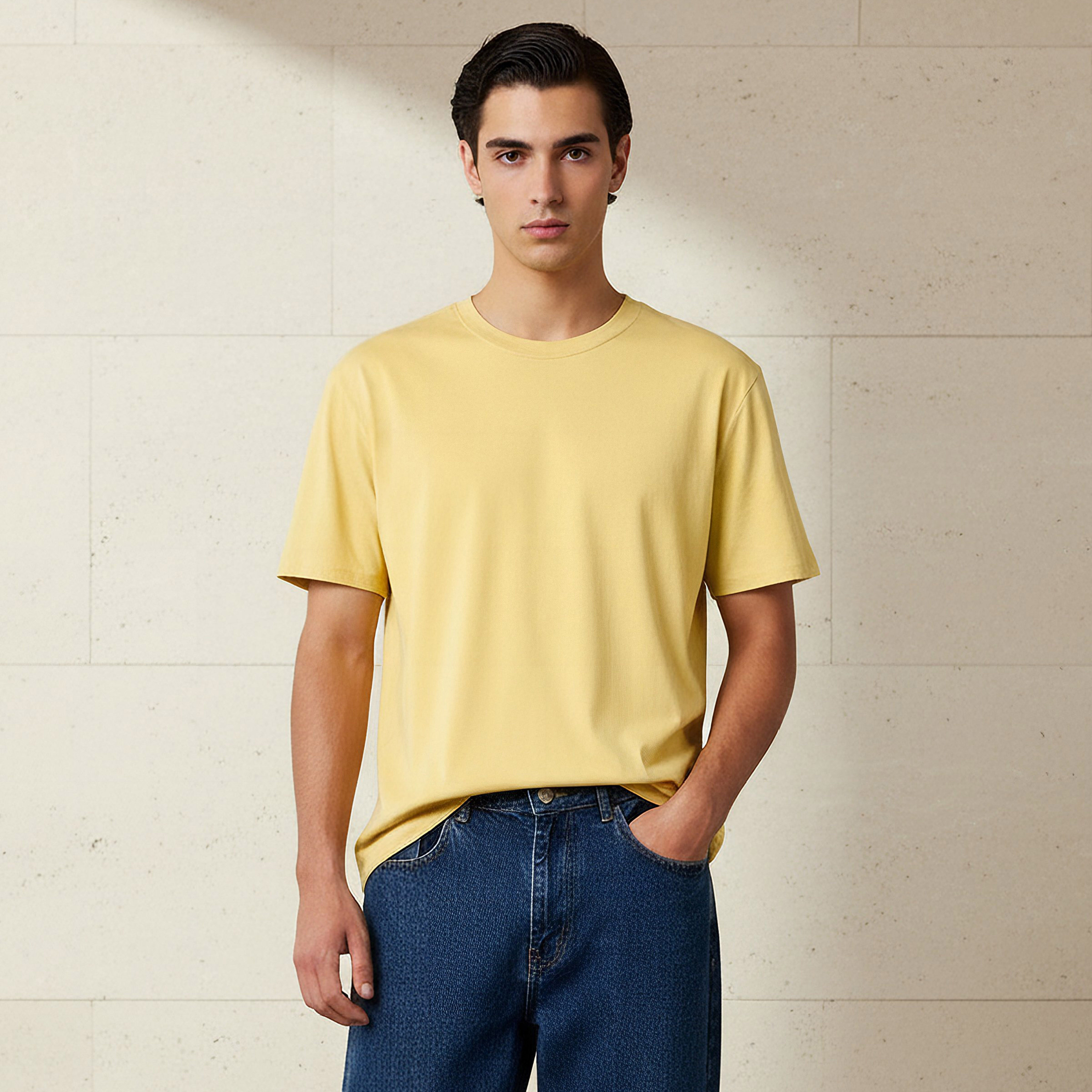 Men Relaxed Fit Crew Neck Short Sleeve T-shirt-men-clothing-tshirtsandpolos-tshirts-image-1
